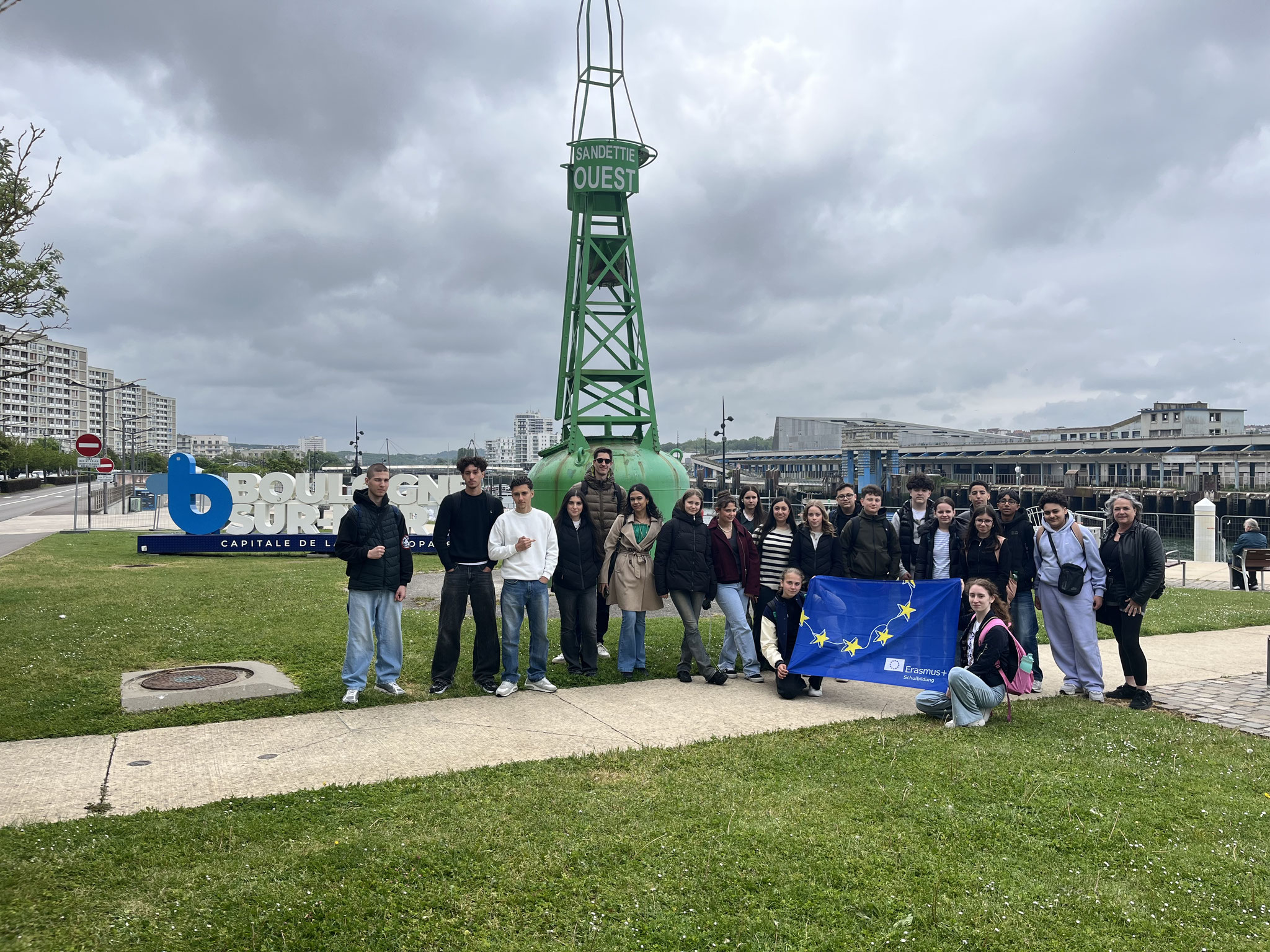Am Hafen von Boulogne-sur-Mer