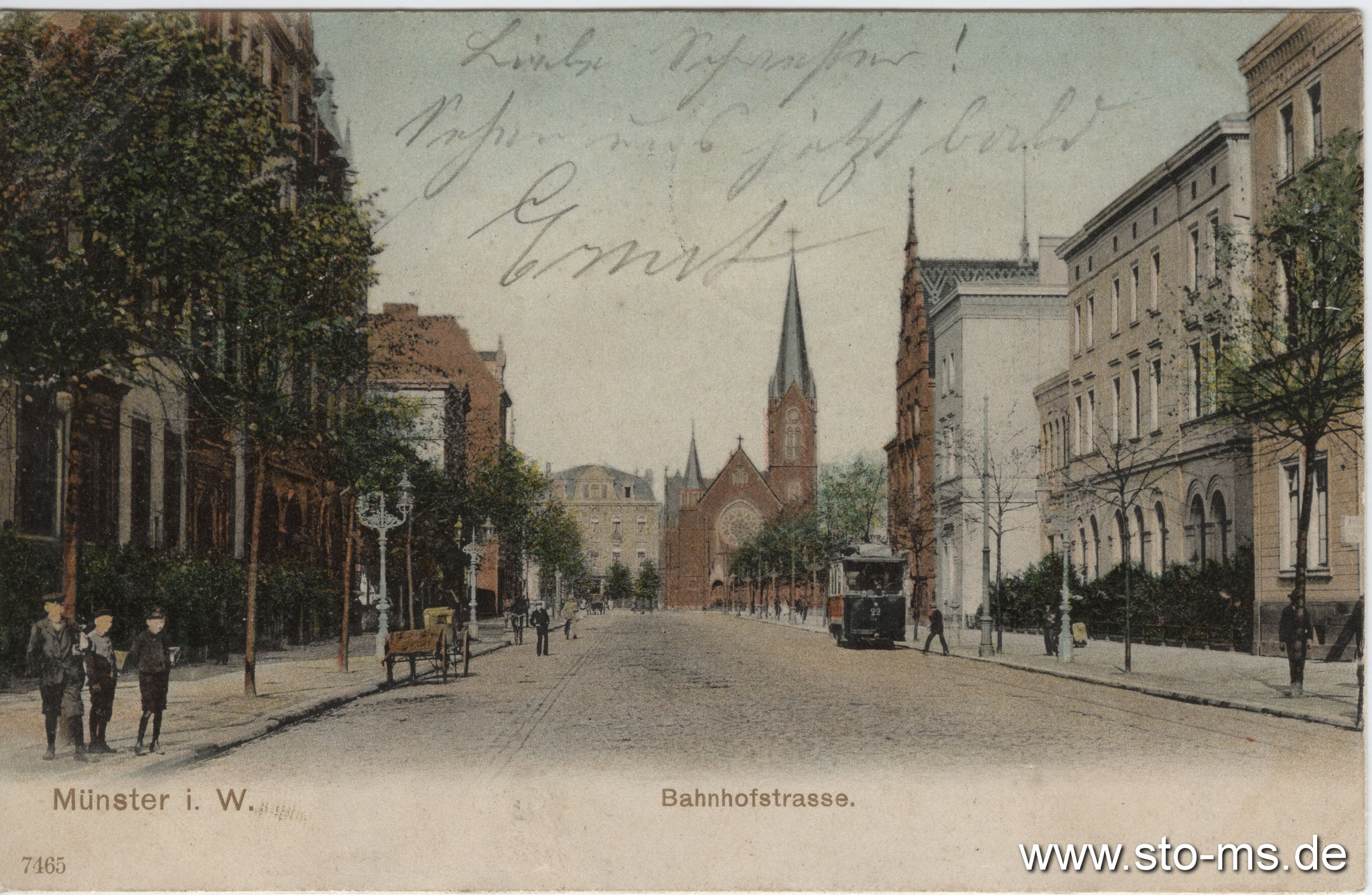 Bahnhofstraße Richtung Erlöserkirche