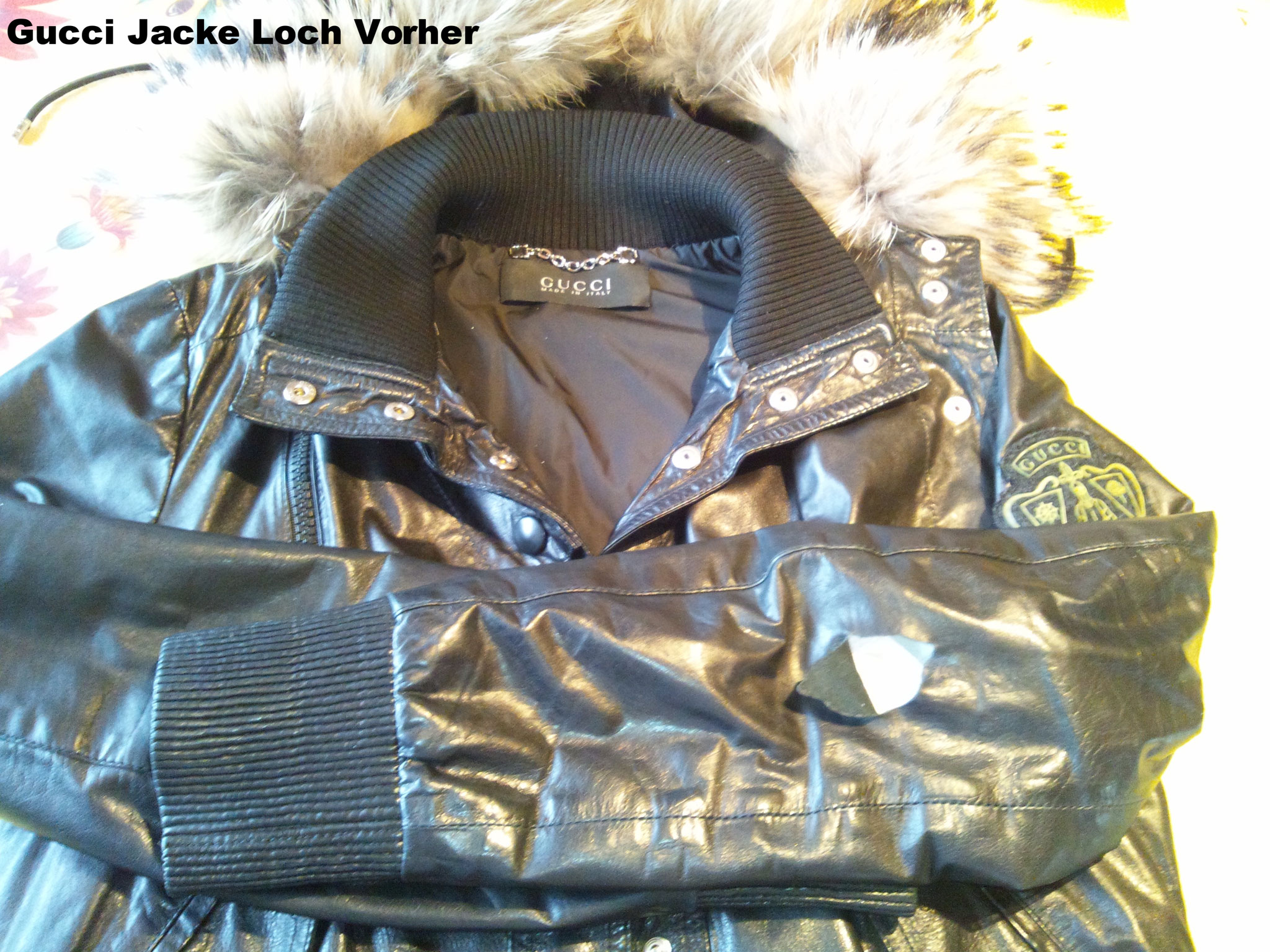 Gucci Damenjacke Vorher