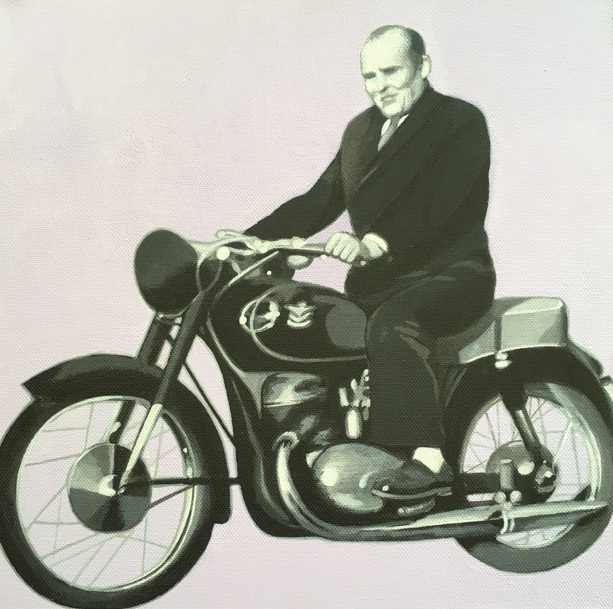 Nonno, acrilico, 30x30, 2007