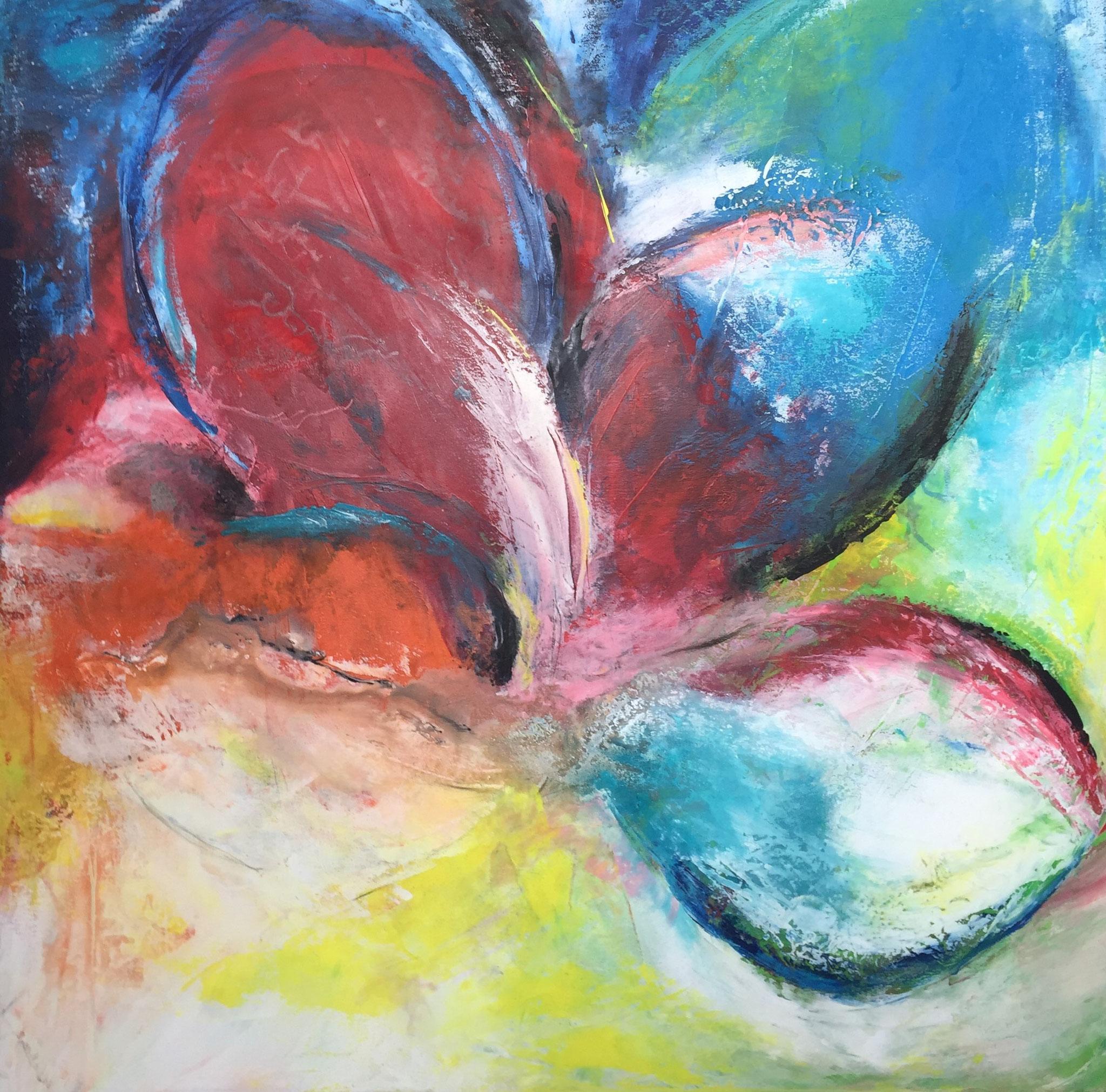 Acryl auf Leinwand, 100x100
