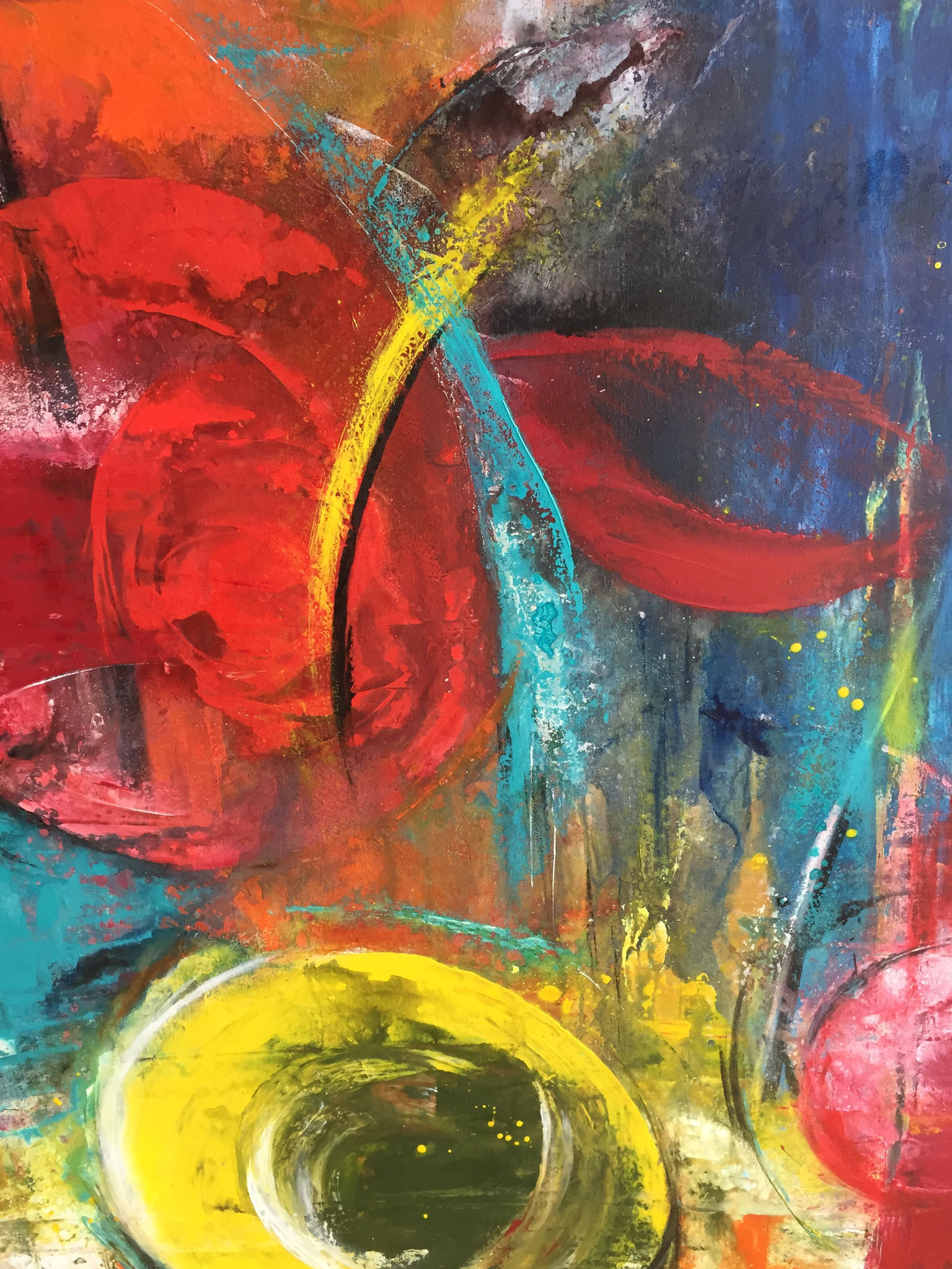 Acryl auf Leinwand, 100x100