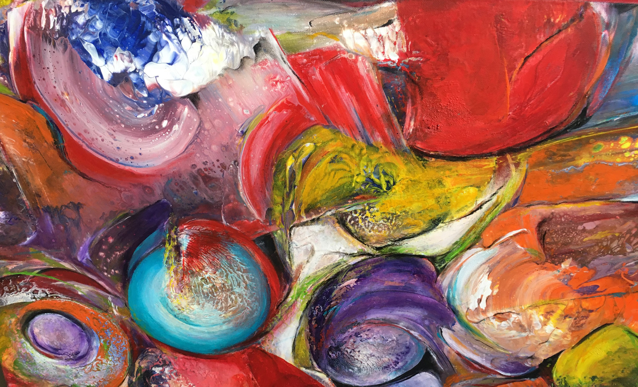 Acryl auf Leinwand, 120x70