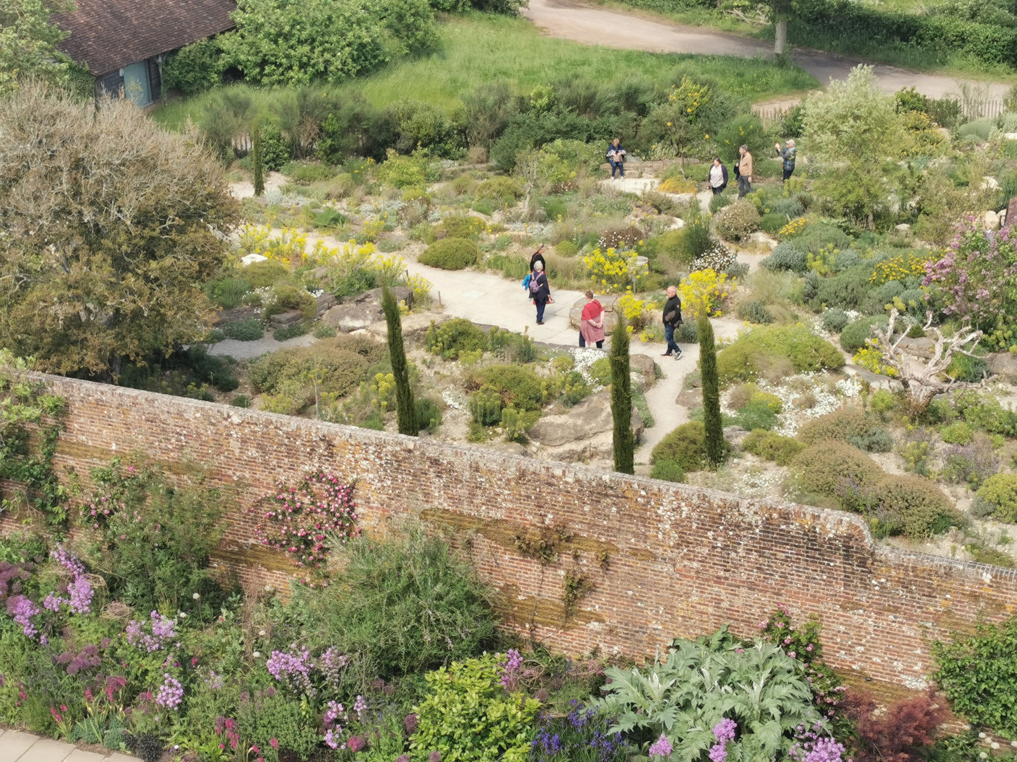 Blick vom Turm in Sissinghurst