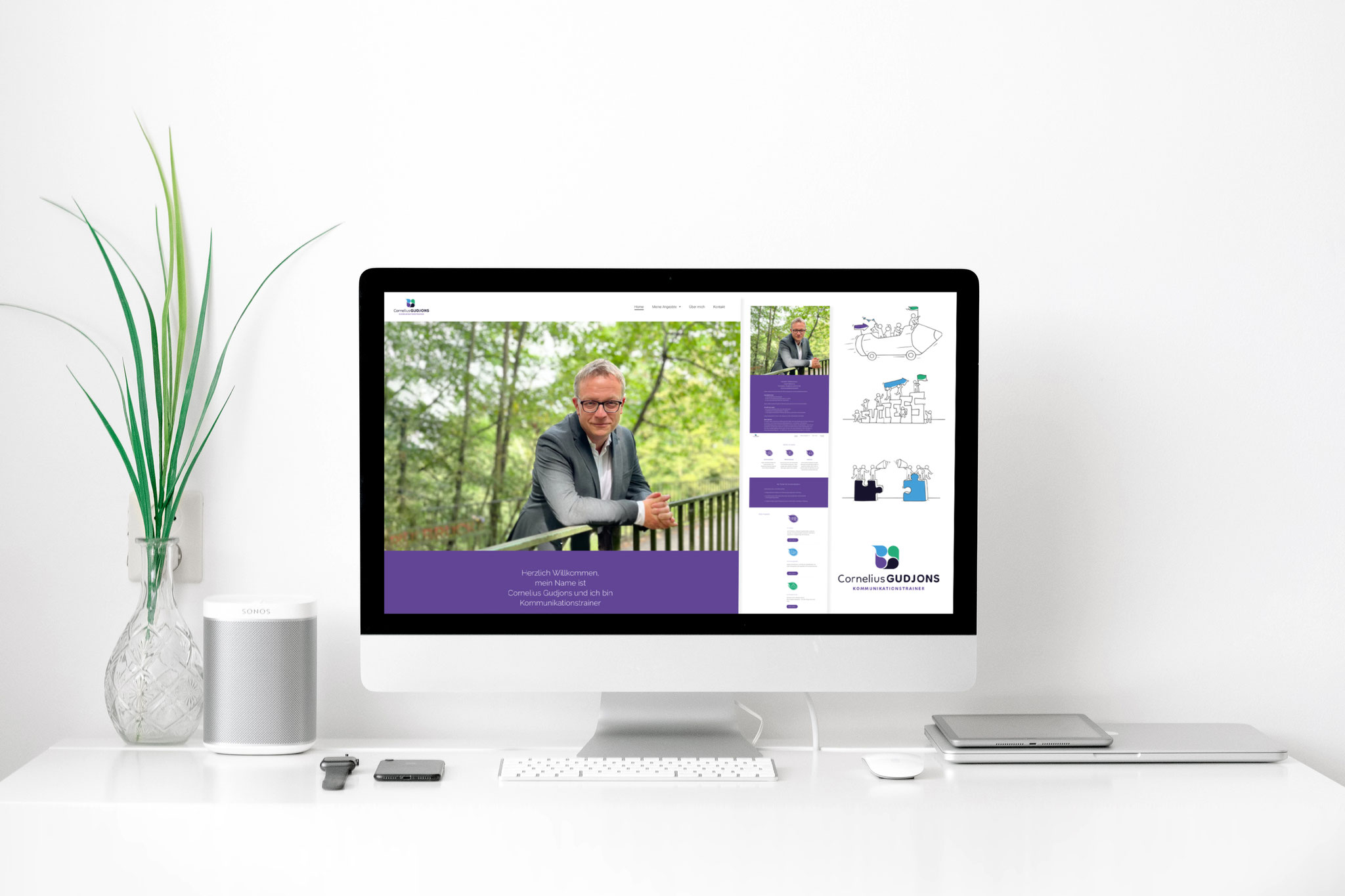 Cornelius Gudjons - CI/Logo Entwicklung - Ausstattung - Webseite