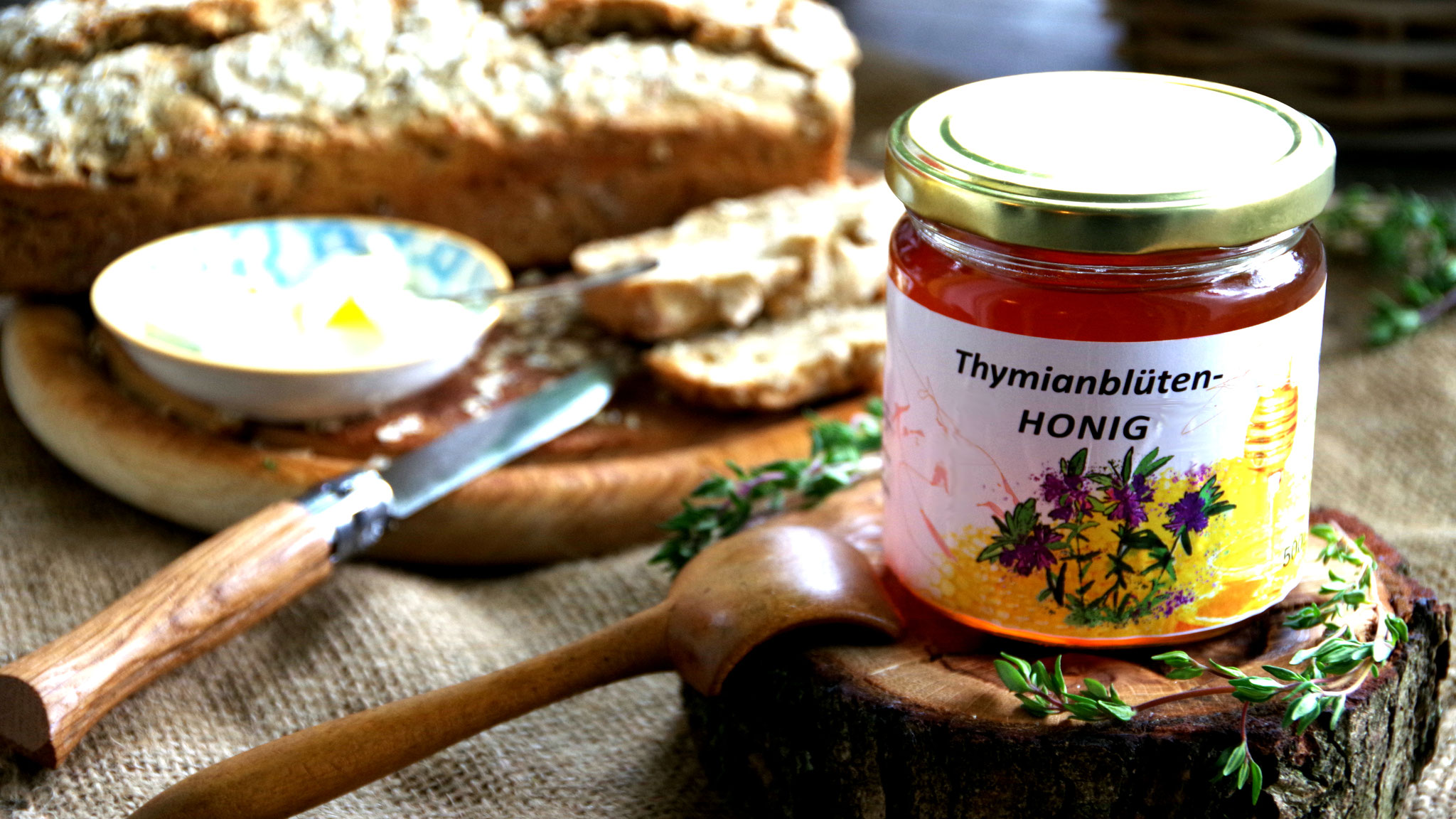 Thymianblütenhonig von Mevlana Naturmühle