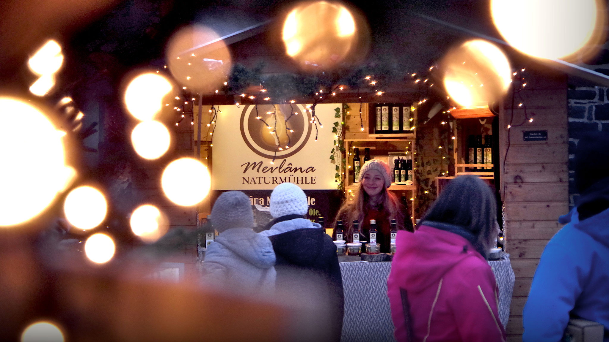 Weihnachtsmarkt Rennerod 2022, Ölmühle Mevlana Naturmühle