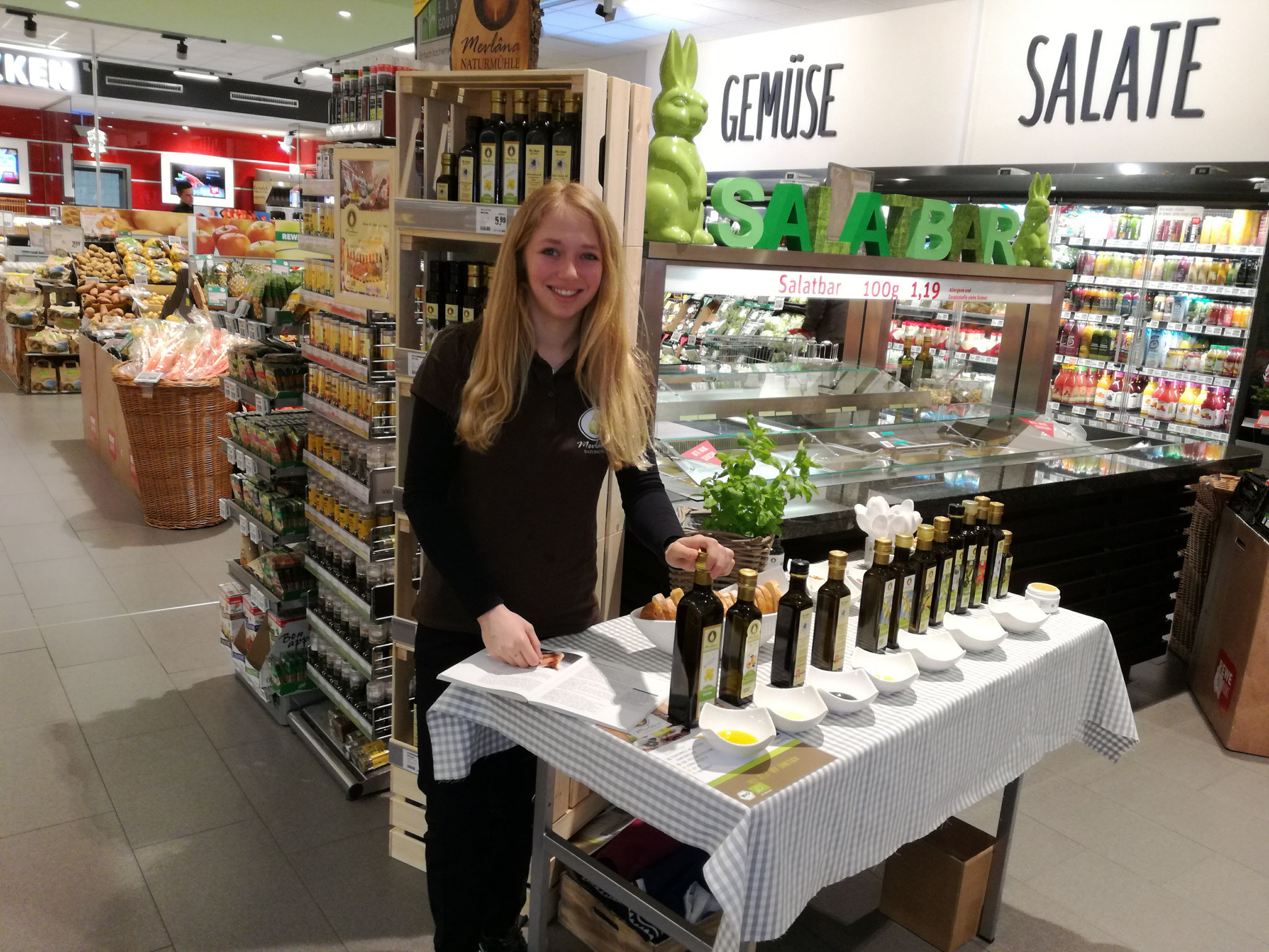 Probierstand Rewe Markt von Familie Scheider (Aarstraße 32, Wiesbaden)