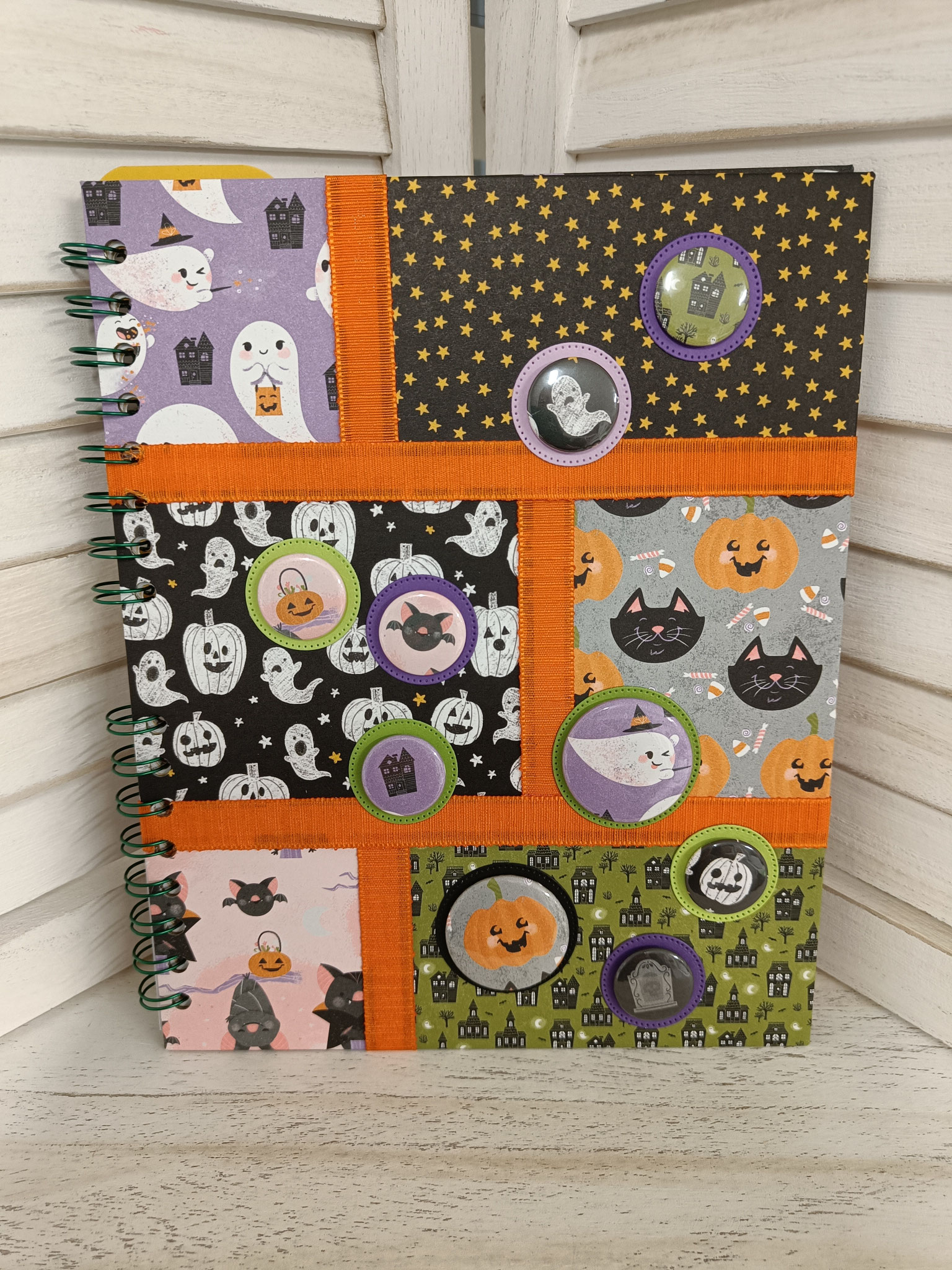 Kalender im Halloween-Look - stempeldichbunt