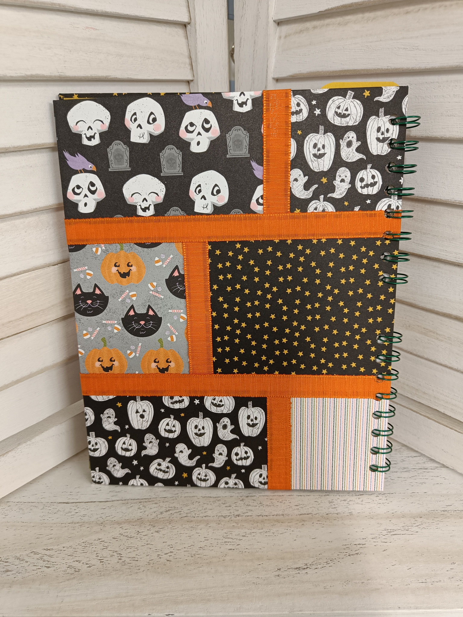 Kalender im Halloween-Look - stempeldichbunt