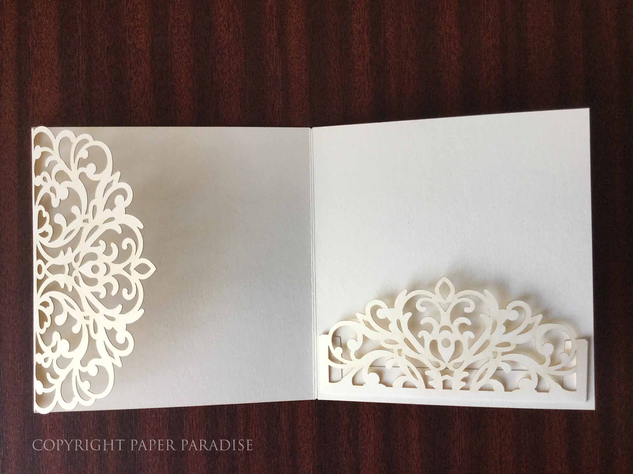 Laser Cut Stationery Paper Paradise, Home of Fine Papers and Invitations