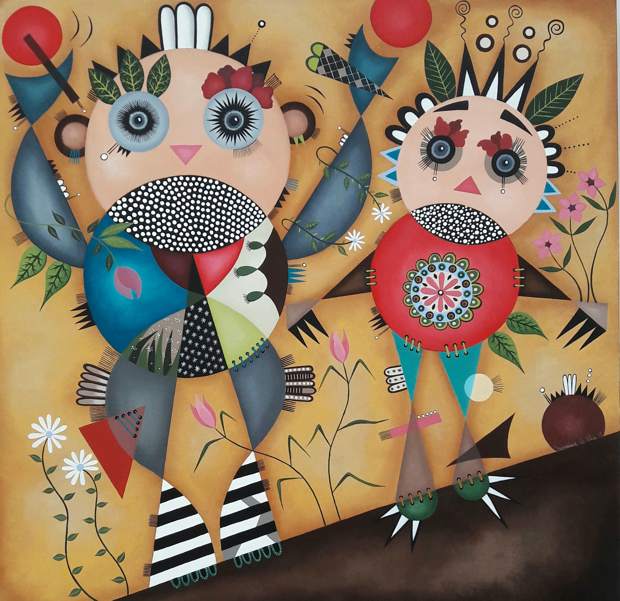Haut les Mains (80 x 80)