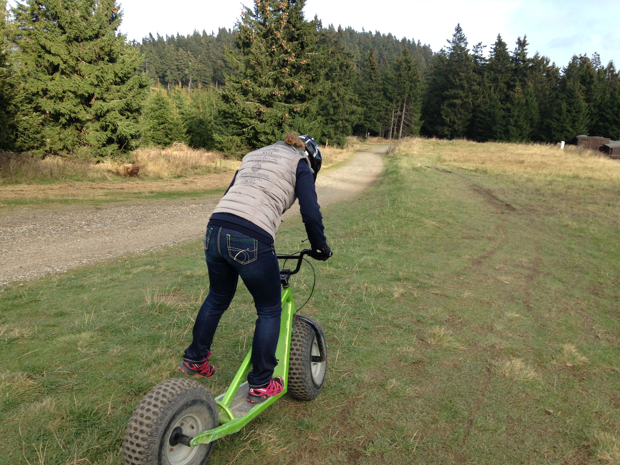 ...fahren im Sommer die Monsterroller