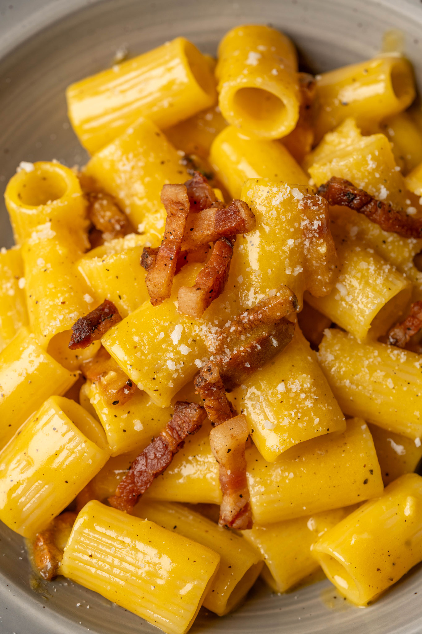 Mezze maniche Carbonara