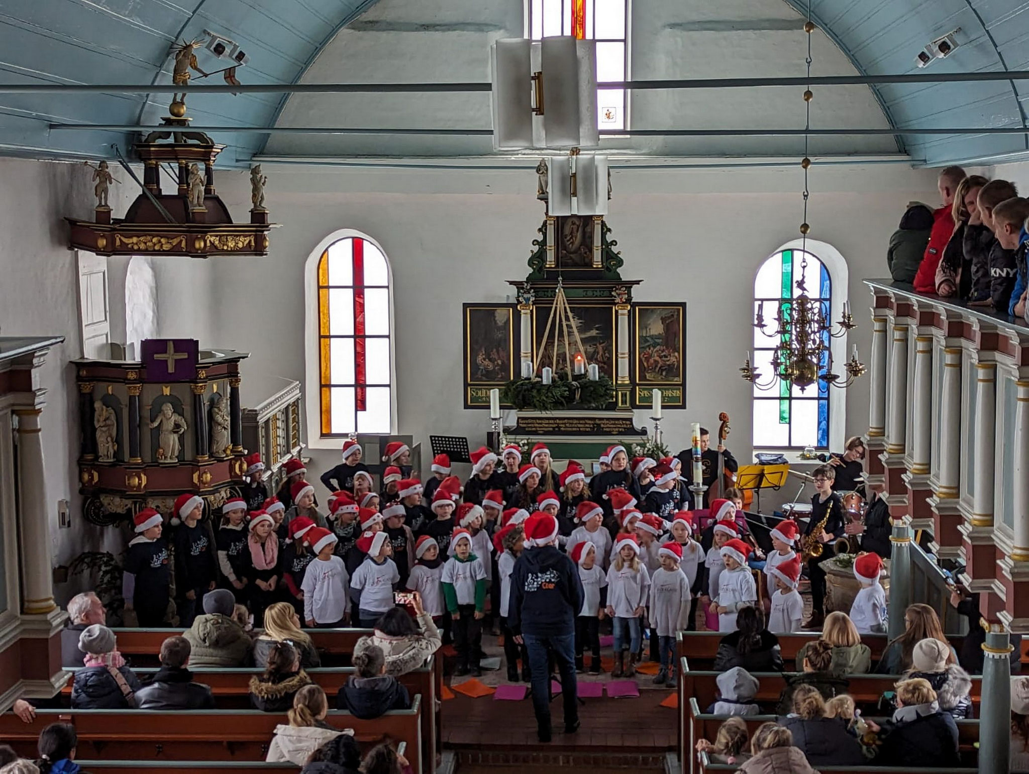 Kinderchor & Chorklasse mit der Band „Young Jazz“ aus Stade Leitung Mena & Christian Stross