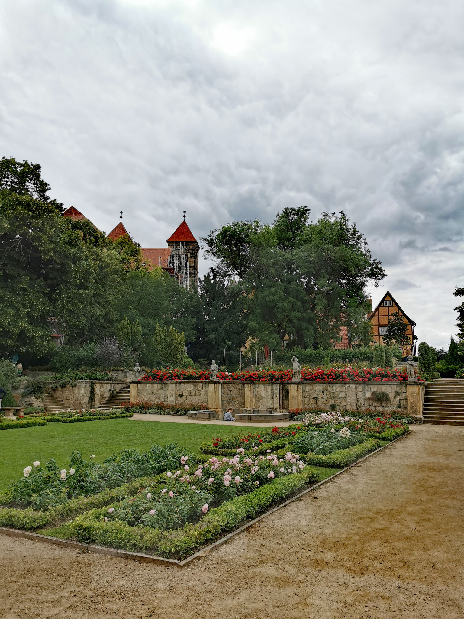 Schlossgarten- Schloss Quedlinburg 