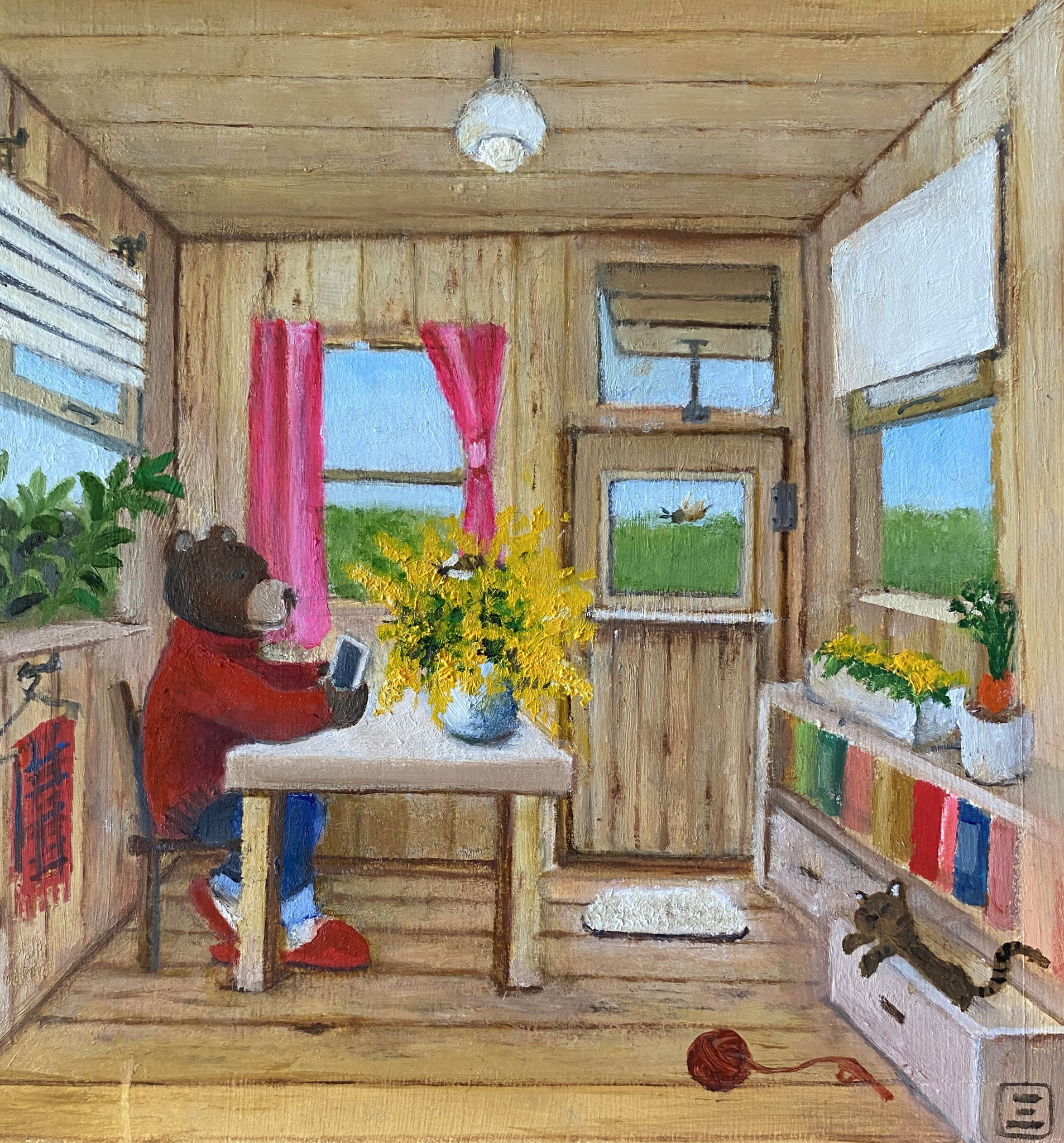 「今日は、のんびりする日」S０号 SOLD OUT