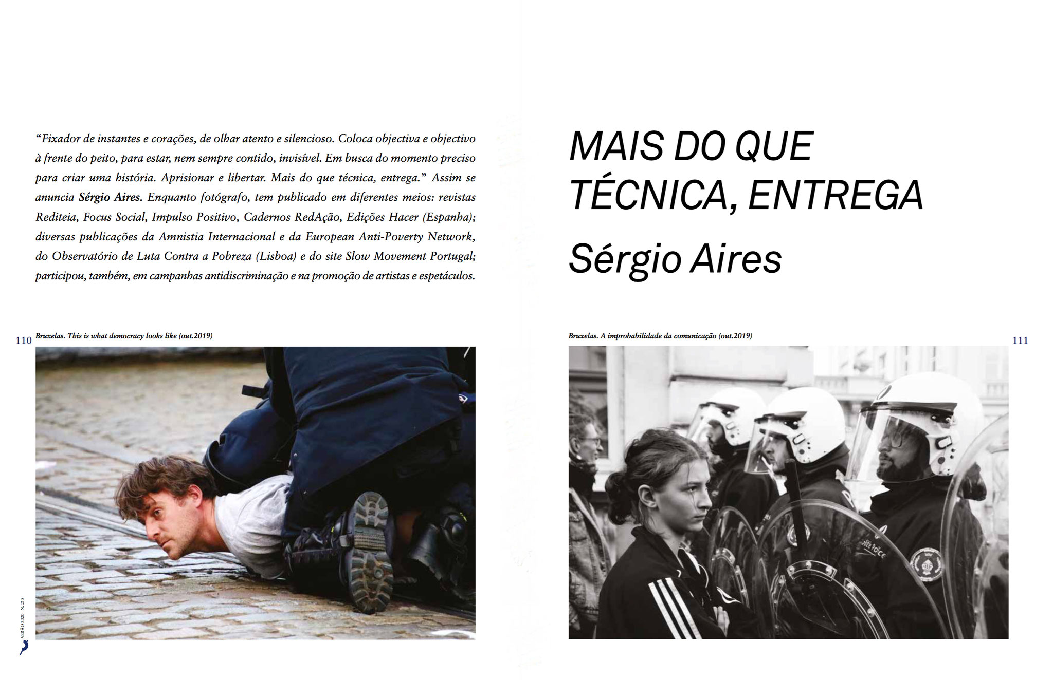 Portfólio na revista Página da Educação, n.º 215 - Verão 2020
