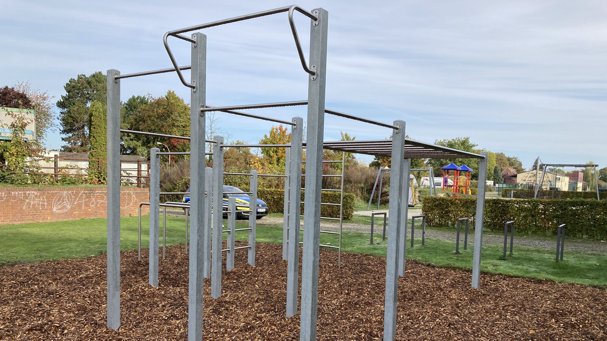 Anschaffung einer Calisthencis-Sportanlage für den Generationenpark Darfeld. Foto: Gemeinde Rosendahl