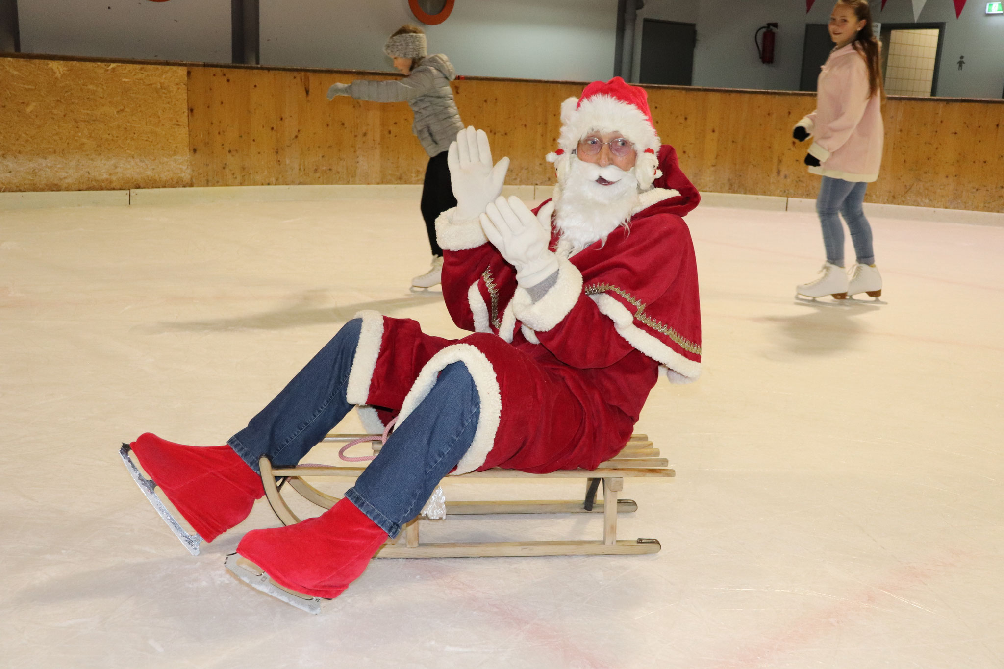 Der Weihnachtsmann war hellauf begeistert!