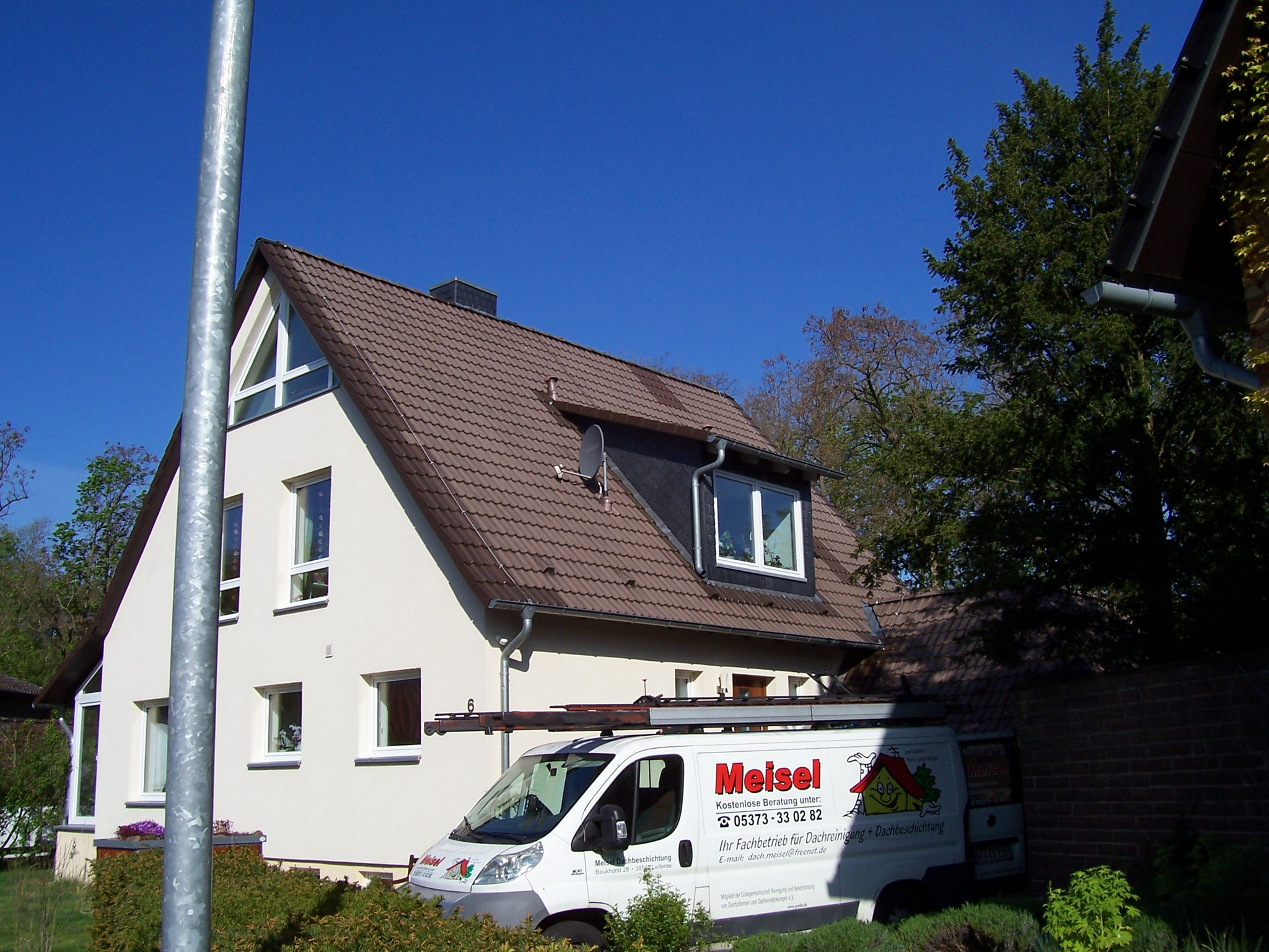 Dachreinigung Meisel Dachbeschichtung Braunschweig / Querum