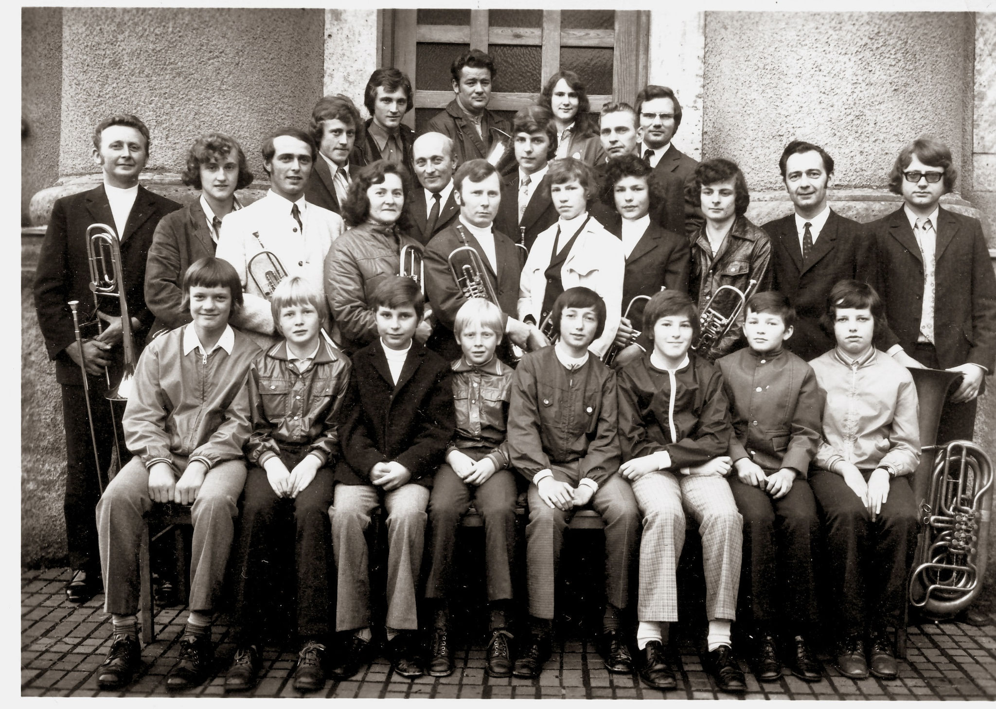 1973: 60-jähriges Chorjubiläum - nach den Jahren des Wiederaufbaus konnte das Fest nun wieder in der richtigen Kirche stattfinden !