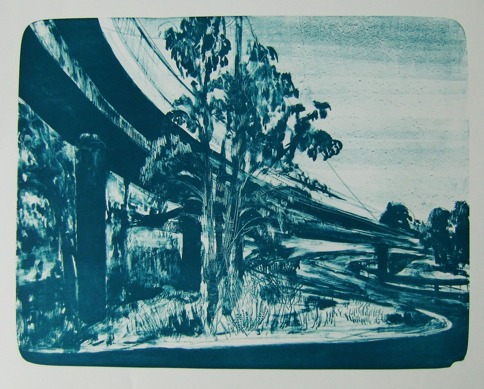 Paradies V, 2015, Lithographie, Druckformat 38x48cm