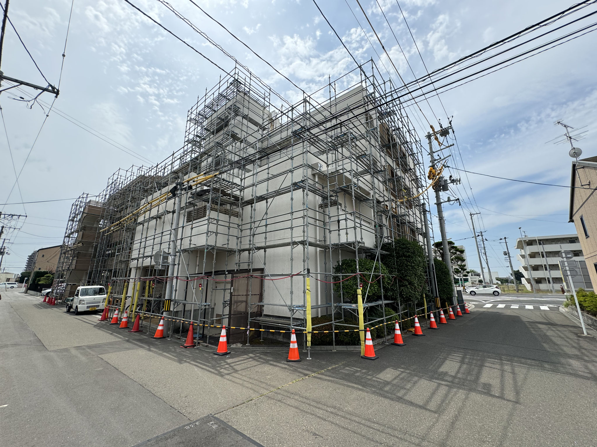 北面足場