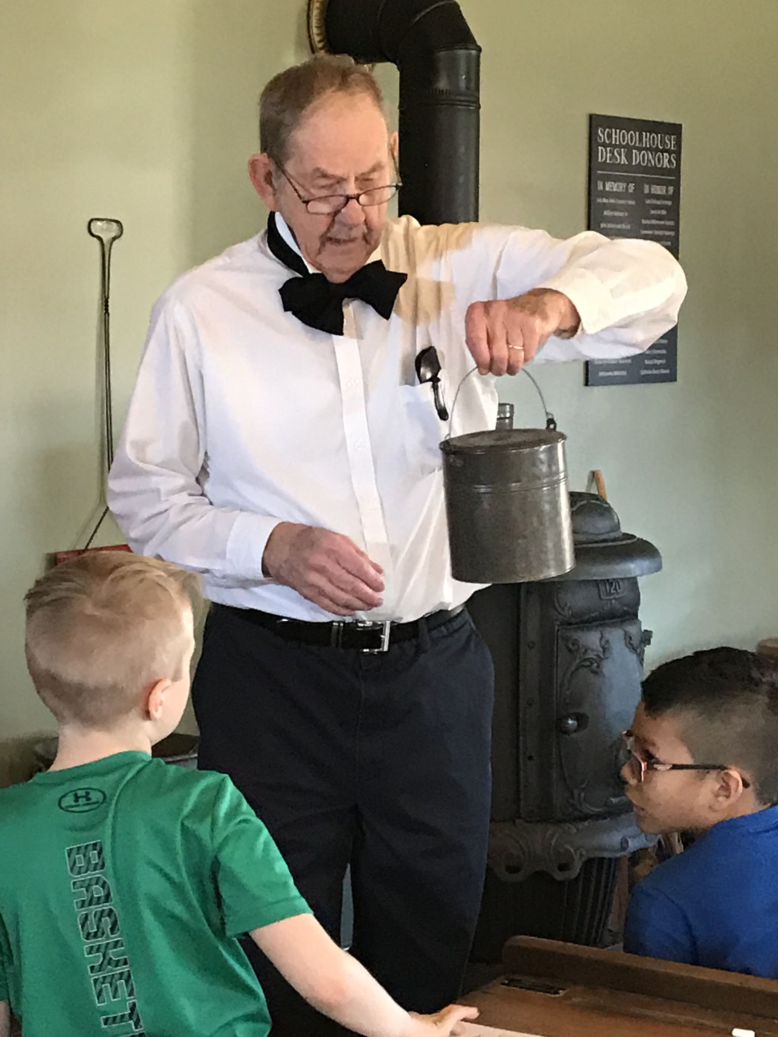 2nd Graders Visit the Schoolhouse March 18, 2019 Zeeland Historical