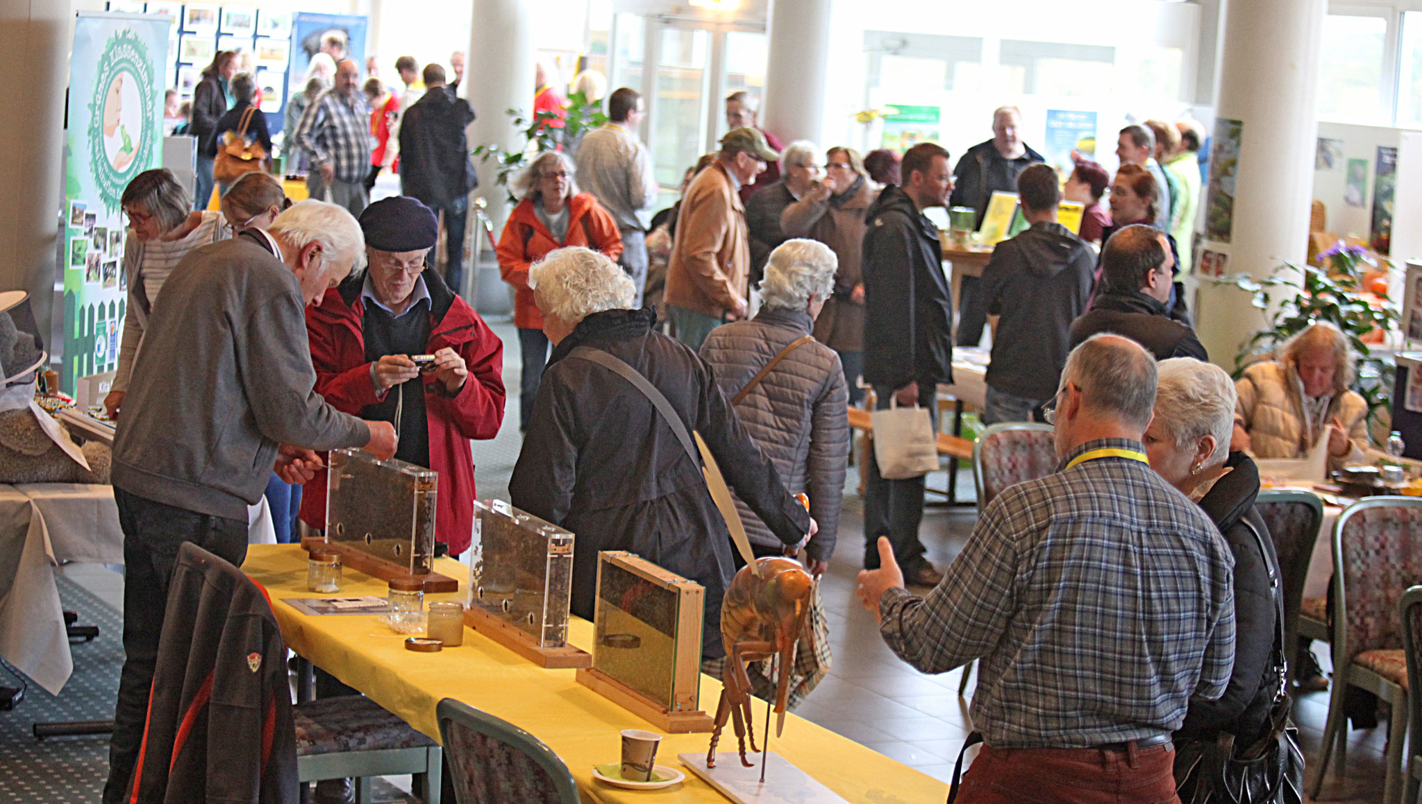 Ein Blick in die untere Kurhaus-Galerie