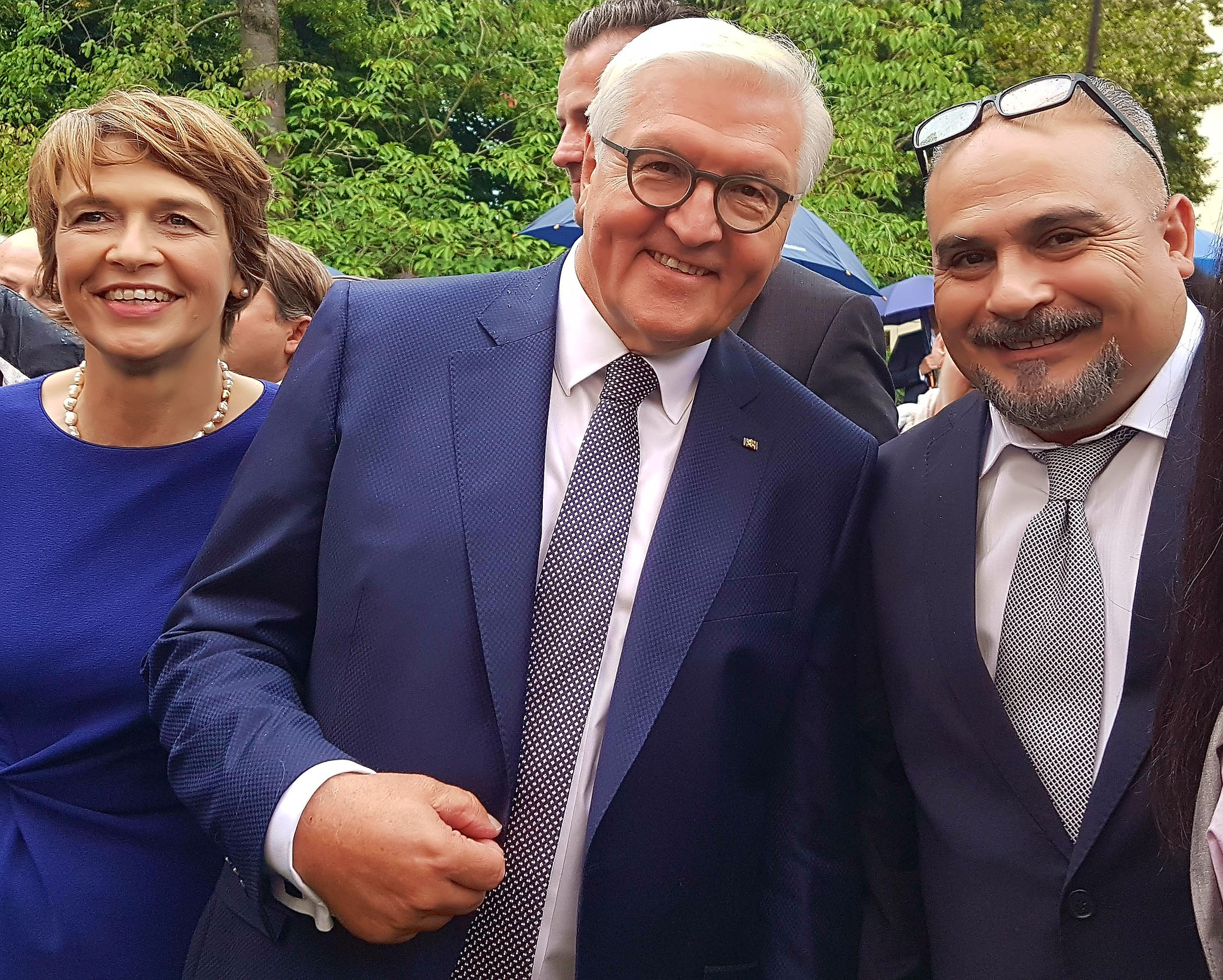 Sultan Masood Dakik trifft den Bundespräsidenten Frank Walter Steinmeier und Elke Büdenbender