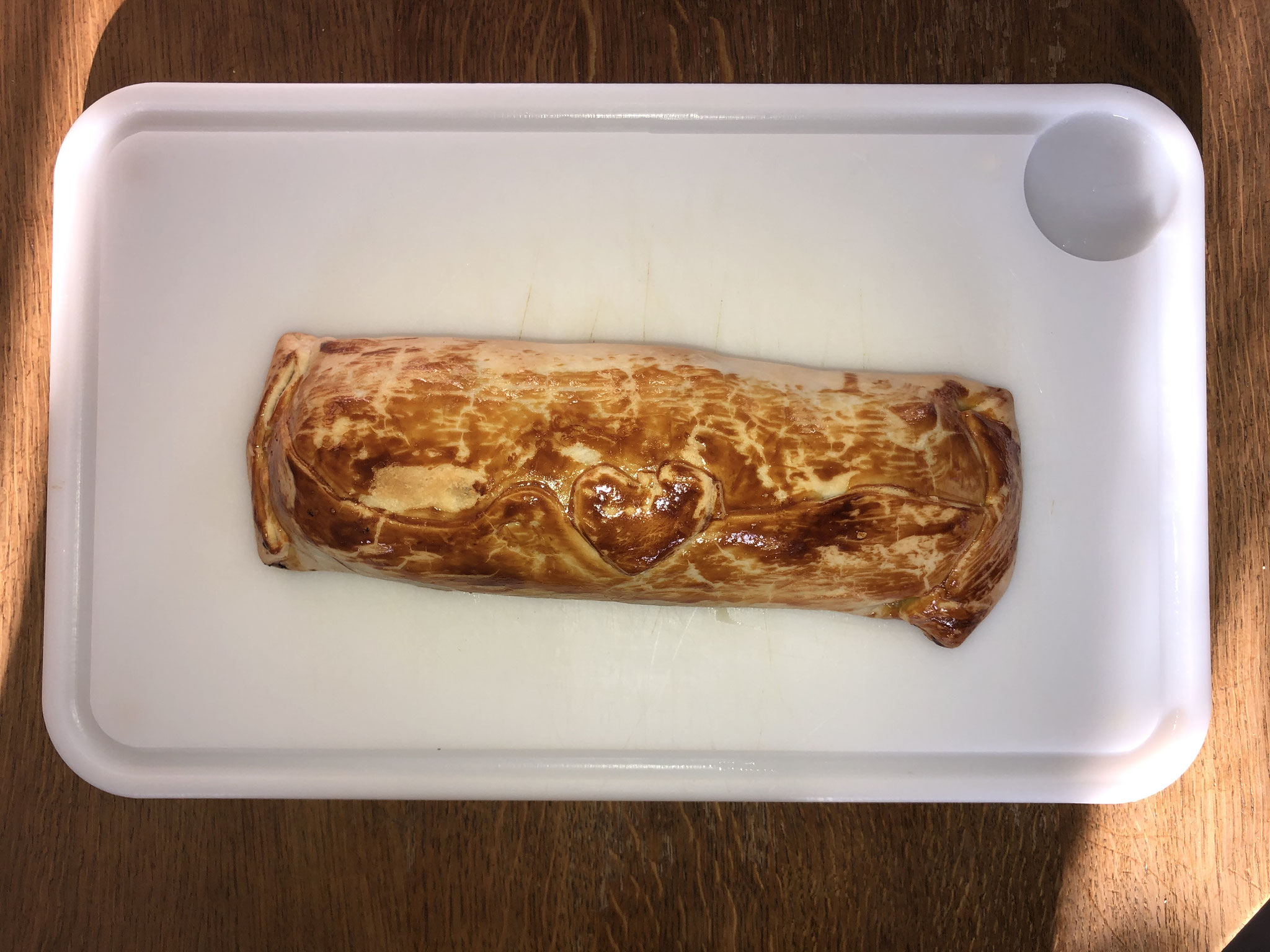 Und fertig ist das leckere Teil.