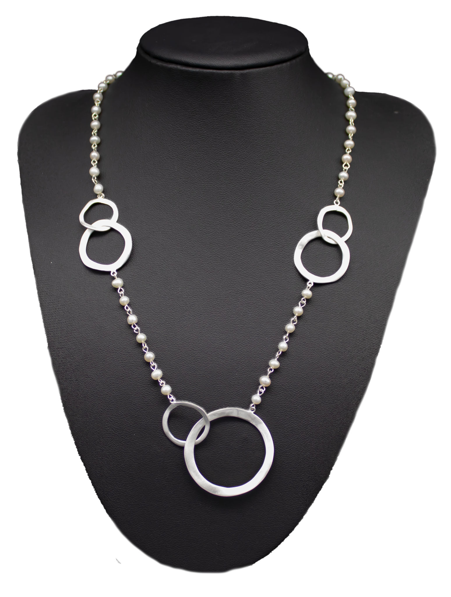 elegantes Silbercollier