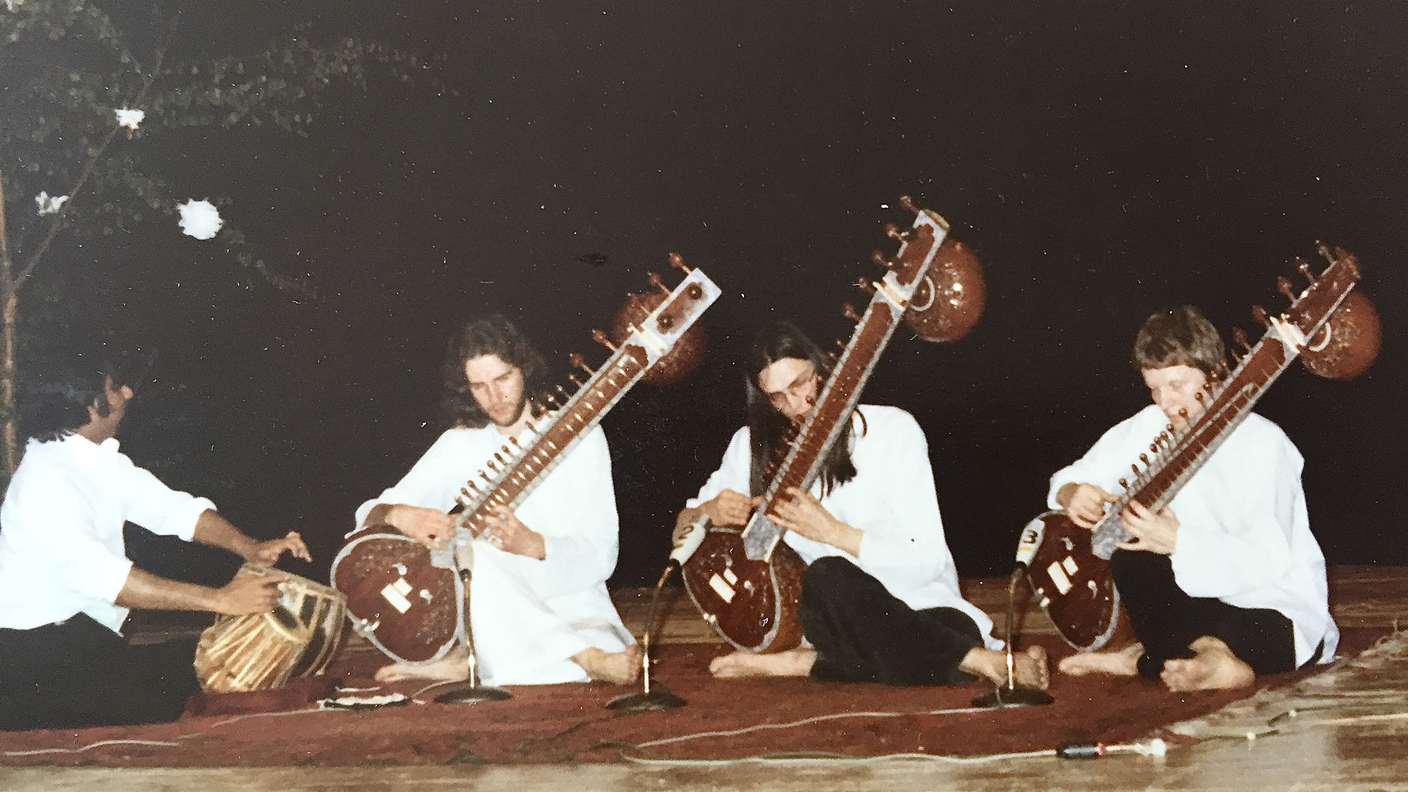 Perfomance in Bonn, Herbert, Elmar and myself.