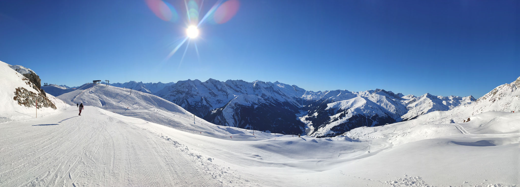Winterpanorama in Tux