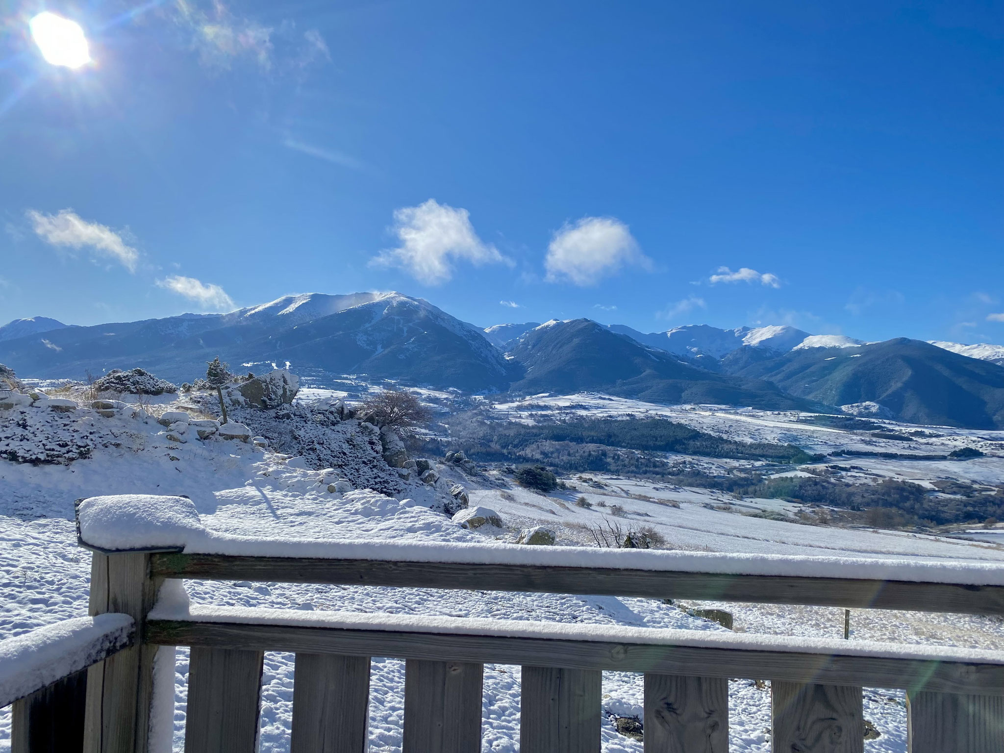 la vue en hiver