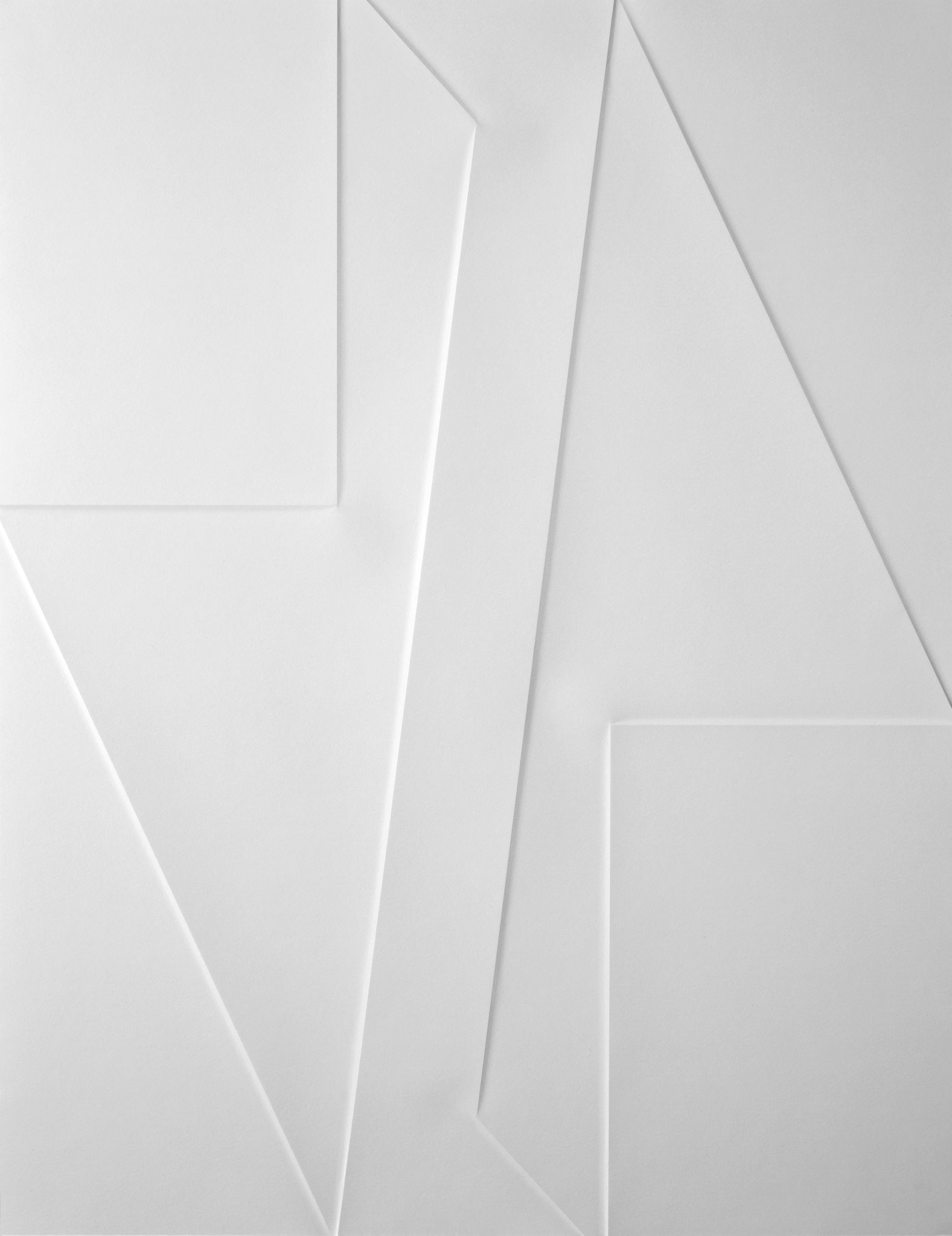lines P 53, 2020, Papier gefalzt, 77 x 59,7 cm 