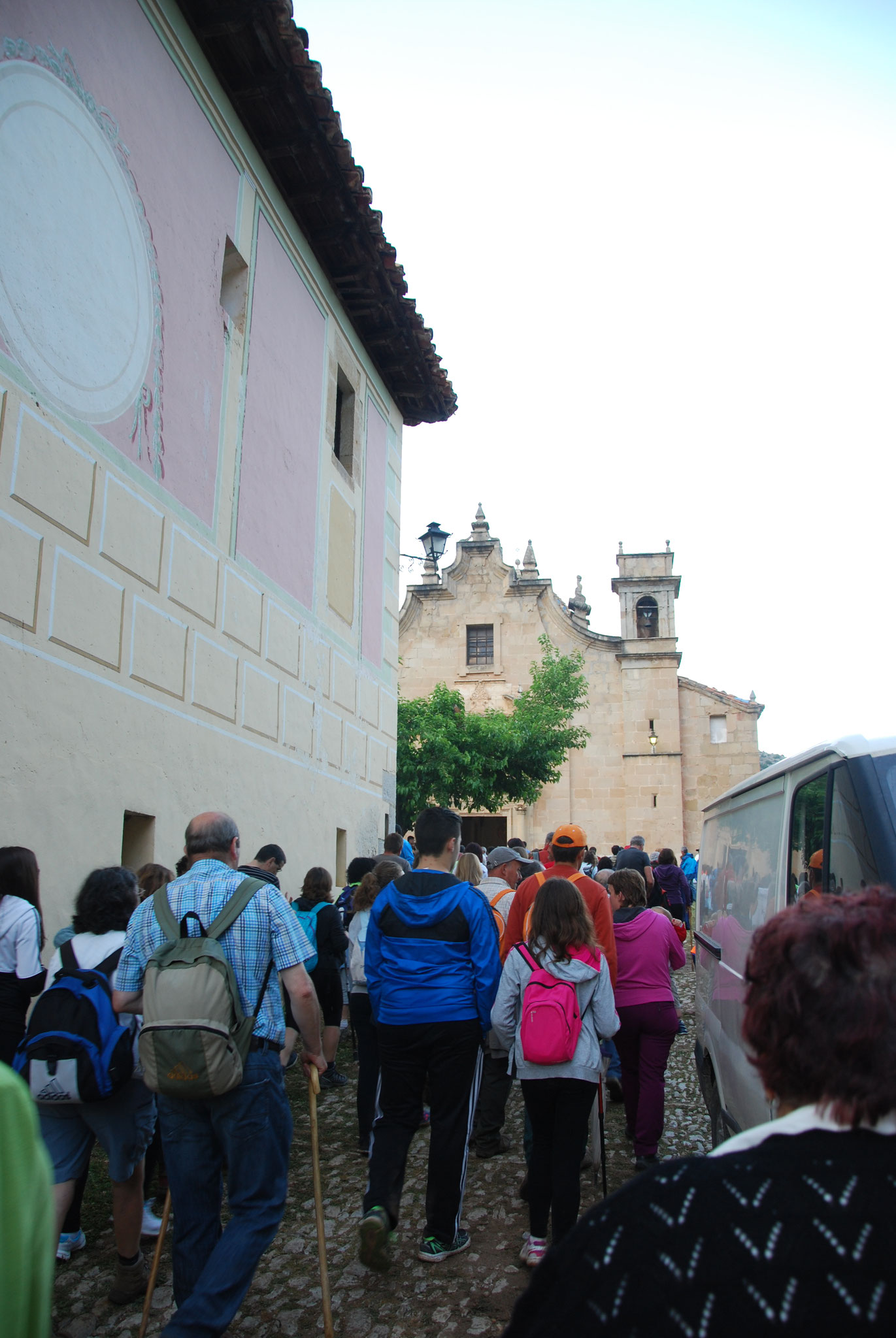 Llegada al Santuario.