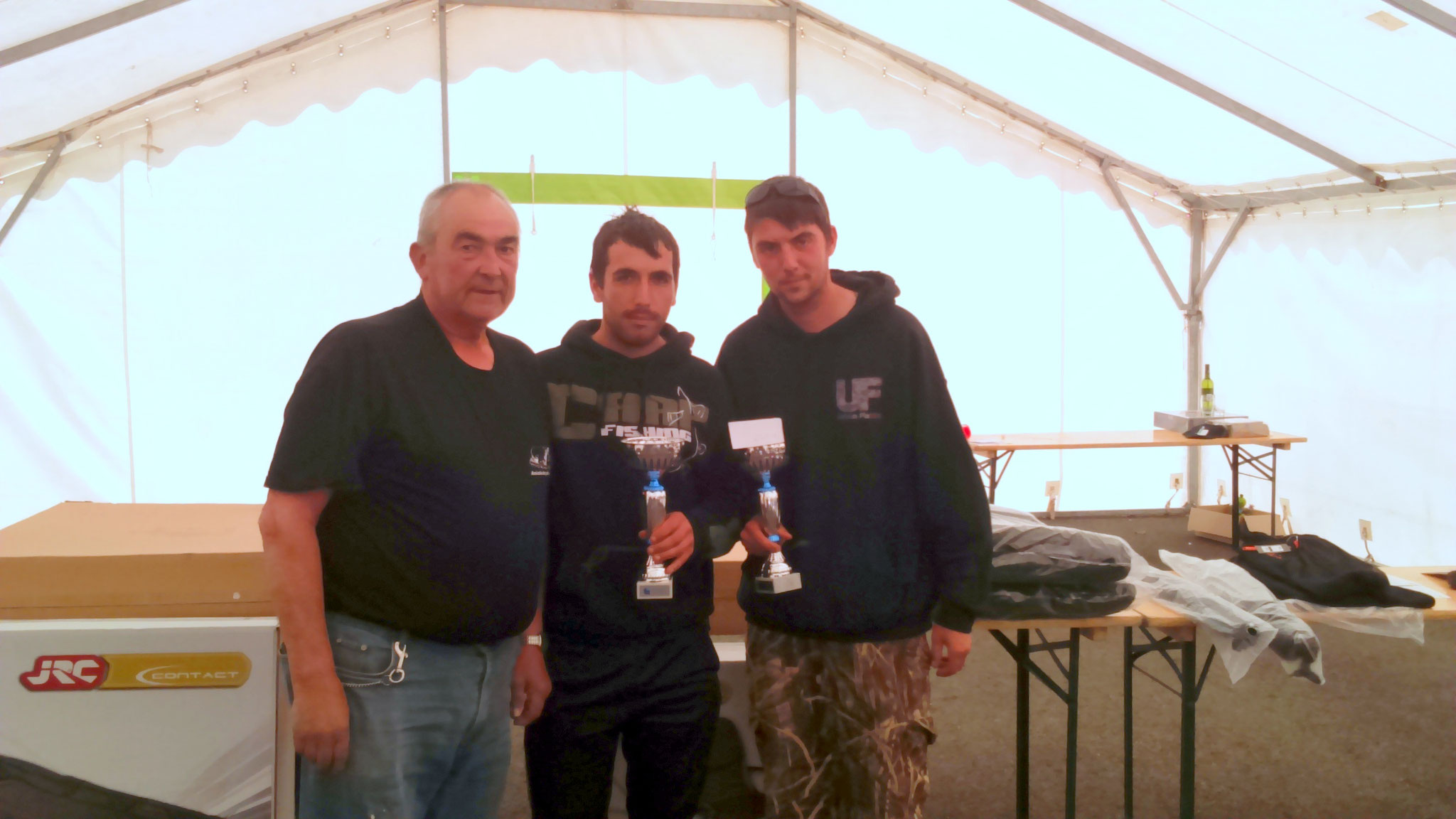 Premier de l'enduro avec 17 prises et 108,700 kg de poisson, Benay  Vivien et Mouellic Aurélien