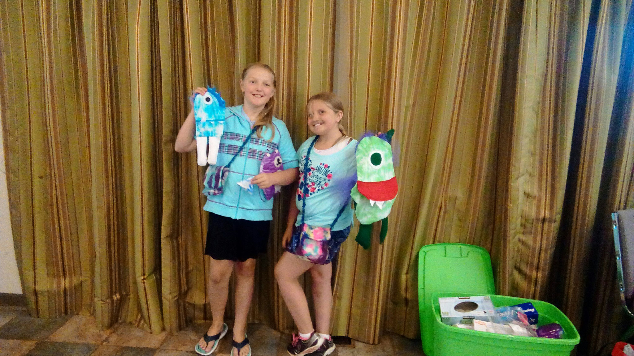 These two girls enjoyed Camp Sew Creative - 2016