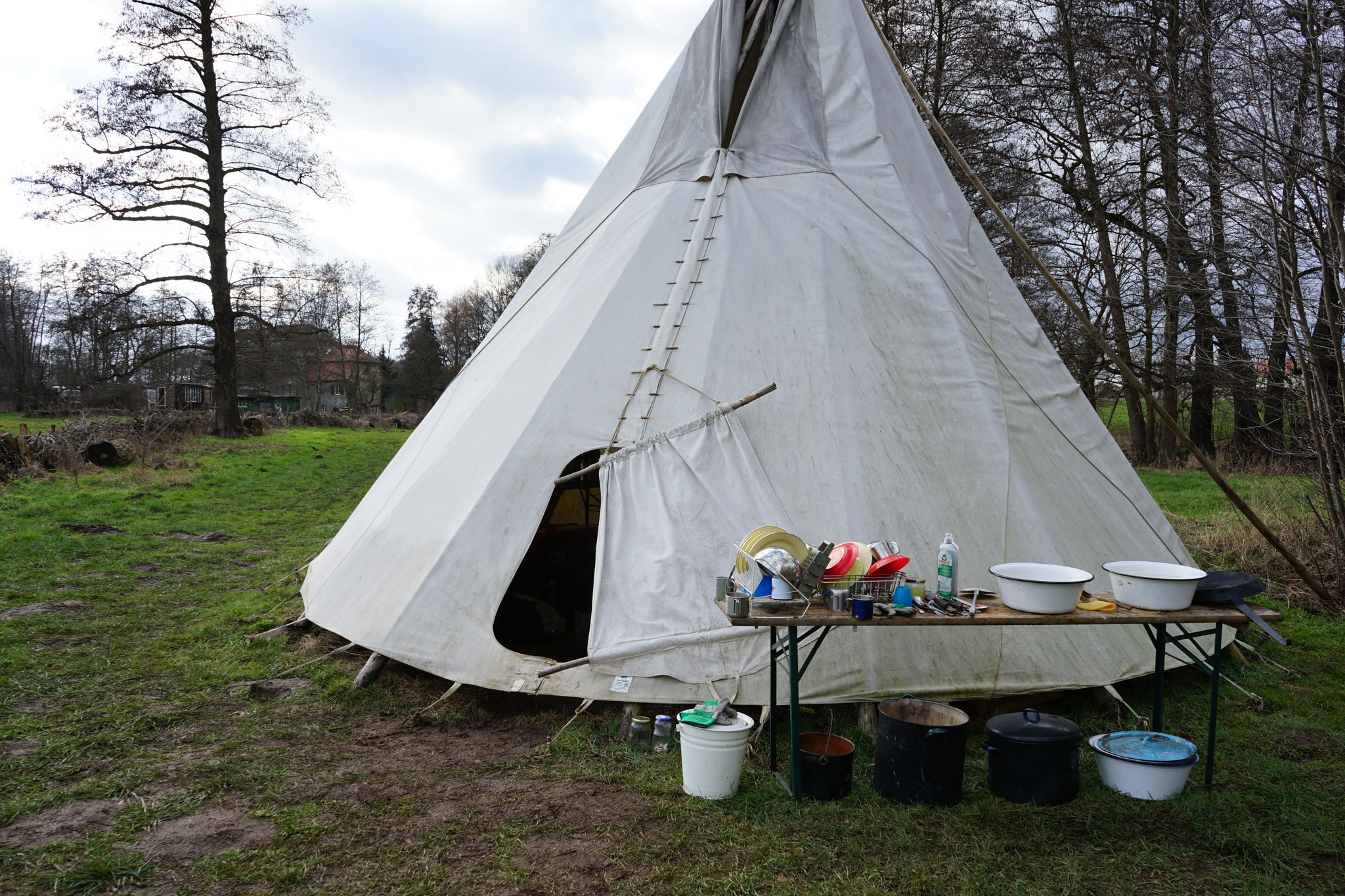 Wildwechsel 2: Tipi am Morgen (Impressionen 2)