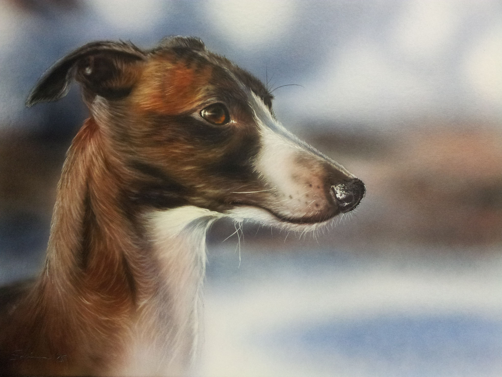 "Nala" Airbrushkarton ca. 50 x 37 cm