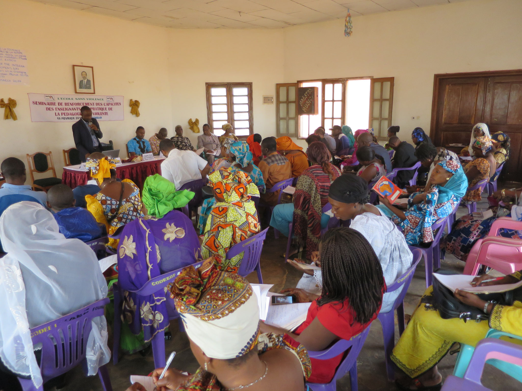 Séminaire de renforcement des capacités des enseignants à la pratique de la pédagogie non-violente et de la discipline positive