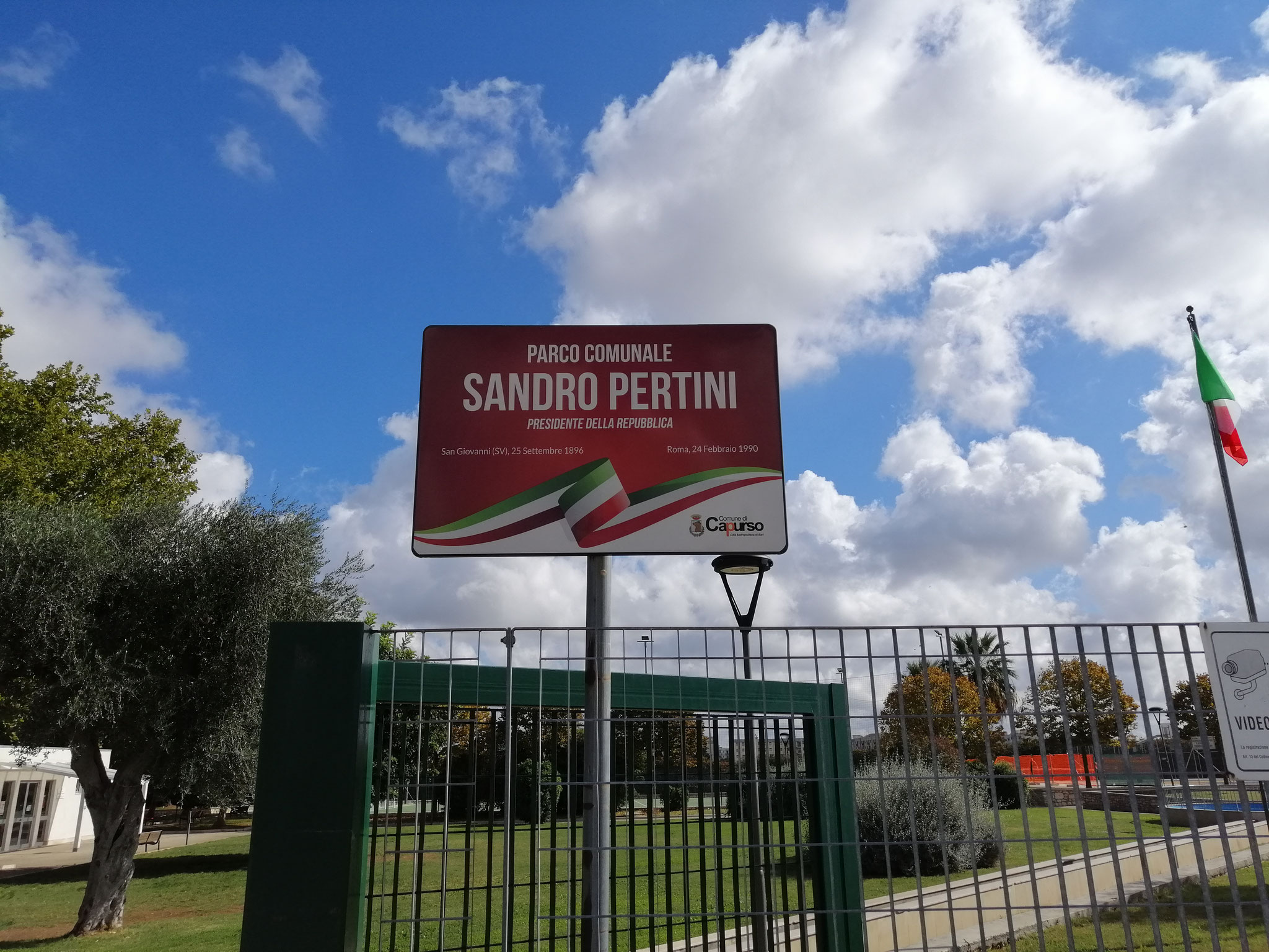 Parco comunale Sandro Pertini - esterno