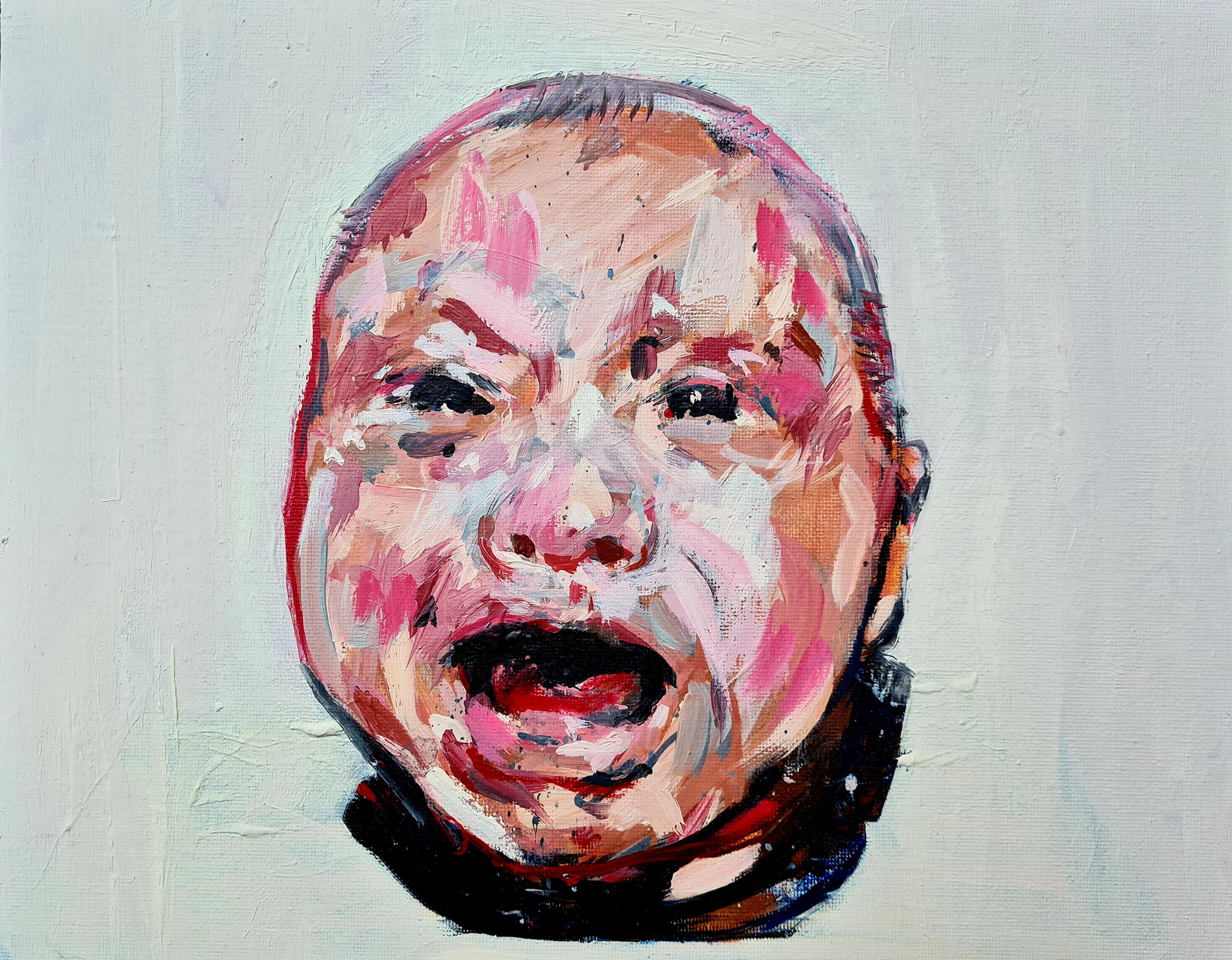 der Schrei | oil on canvas | 30 x 40 cm 