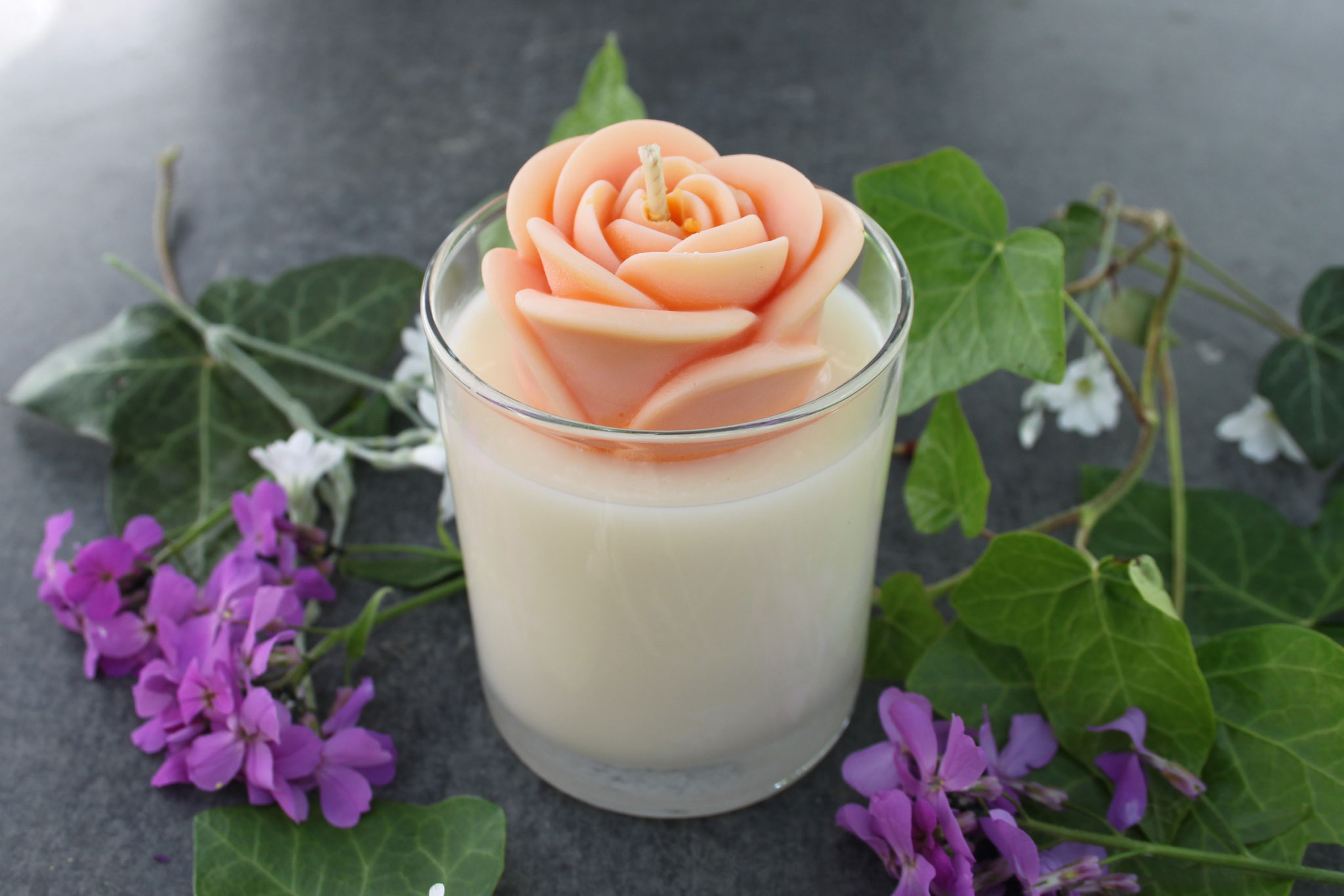 Bougie parfumée "Rose"