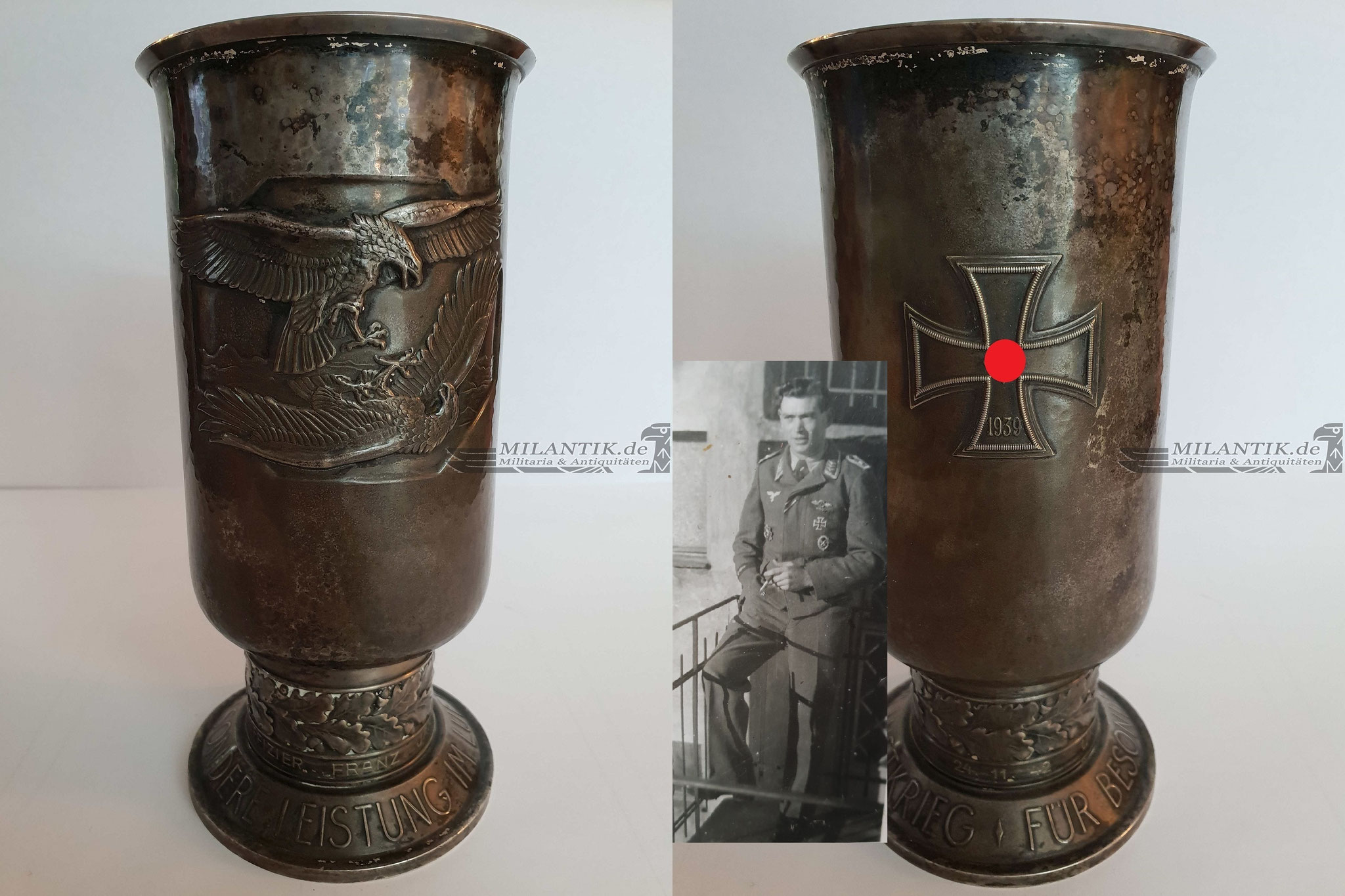 Ehrenpokal der Luftwaffe Silberpokal EK Adler