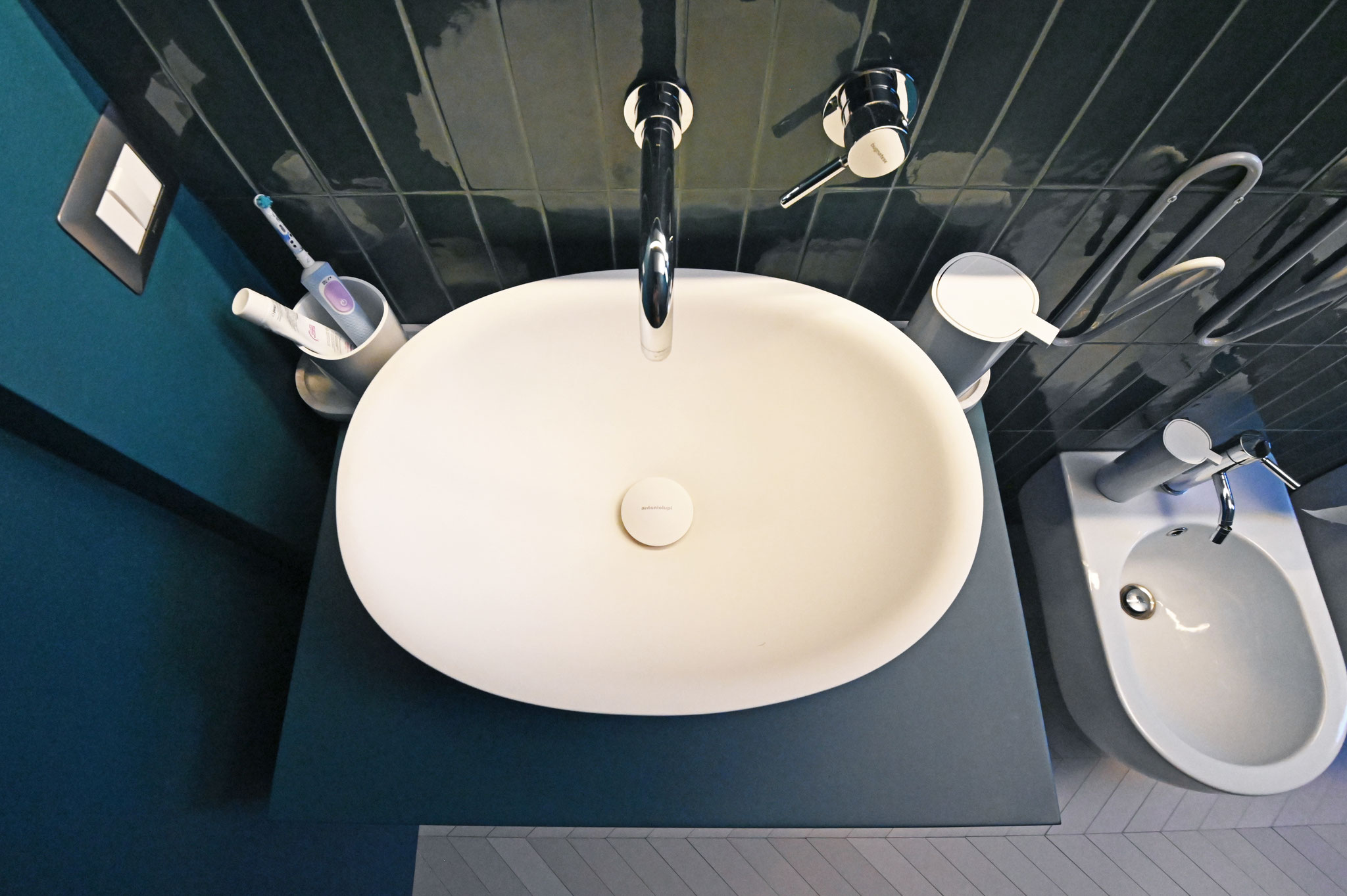 Dettaglio Lavabo design_Residenza privata_Firenze_2024