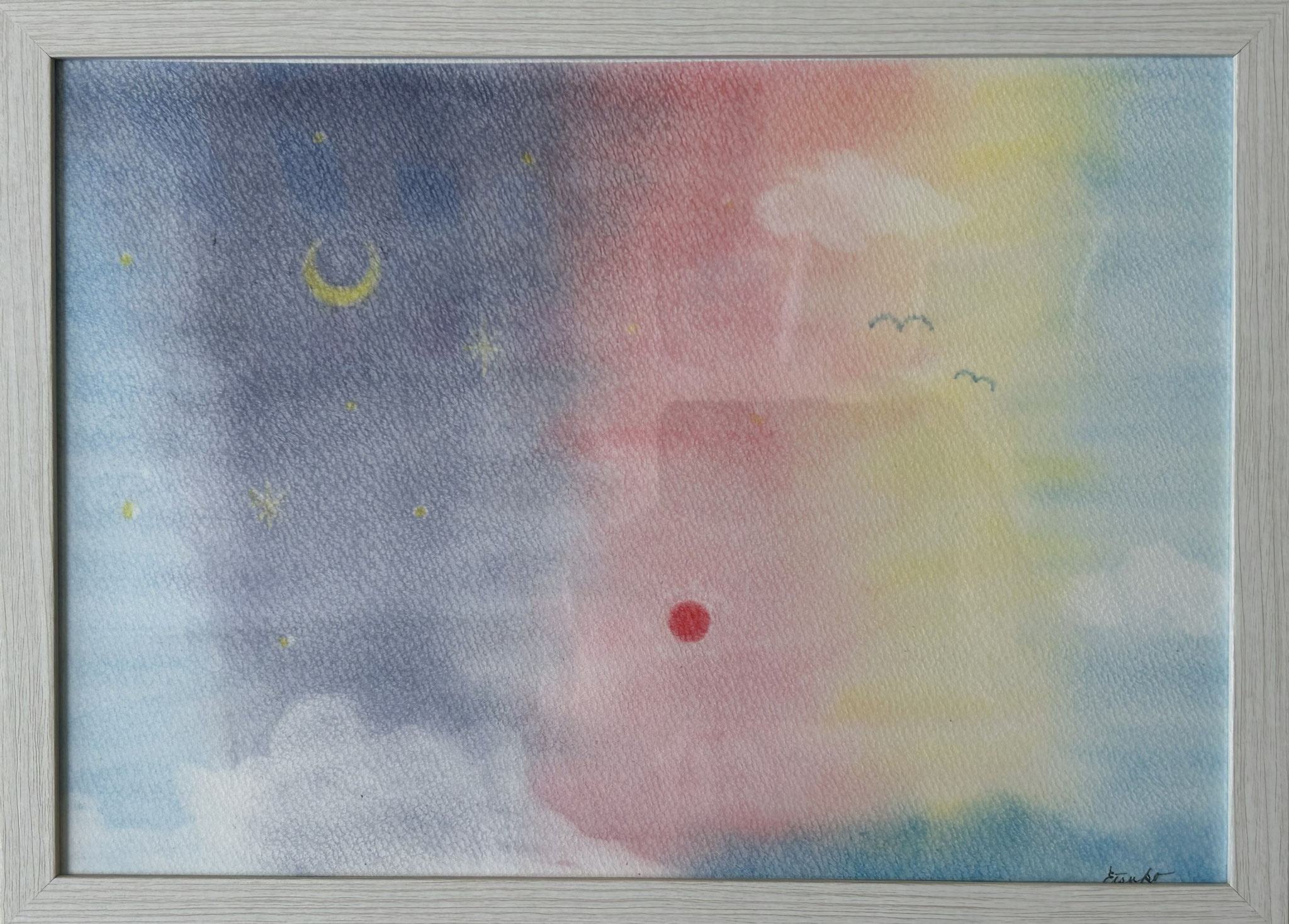 空色グラデーション　by えつこ