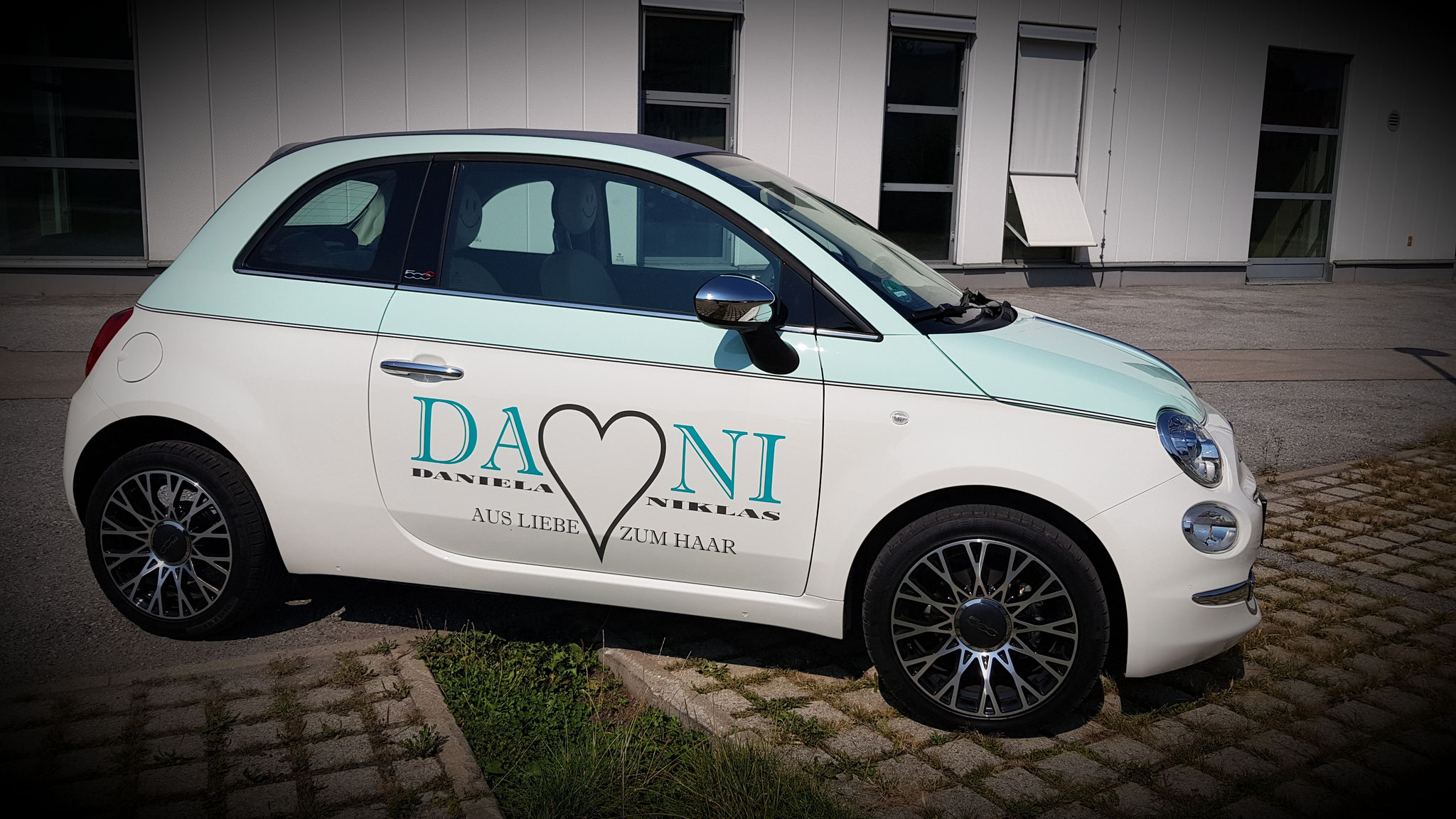 Firmenfahrzeug Fiat 500 Luigi